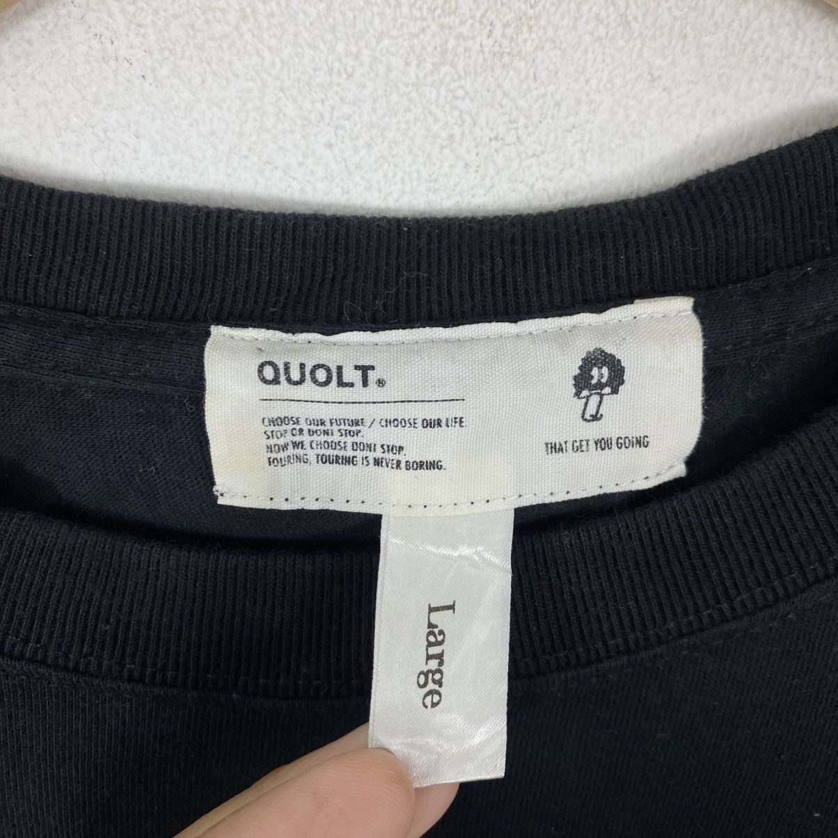 Japanese Brand QUOLT Japan Distressed Coyote Academy Tee Black L Size US L / EU 52-54 / 3 - 6 Thumbnail