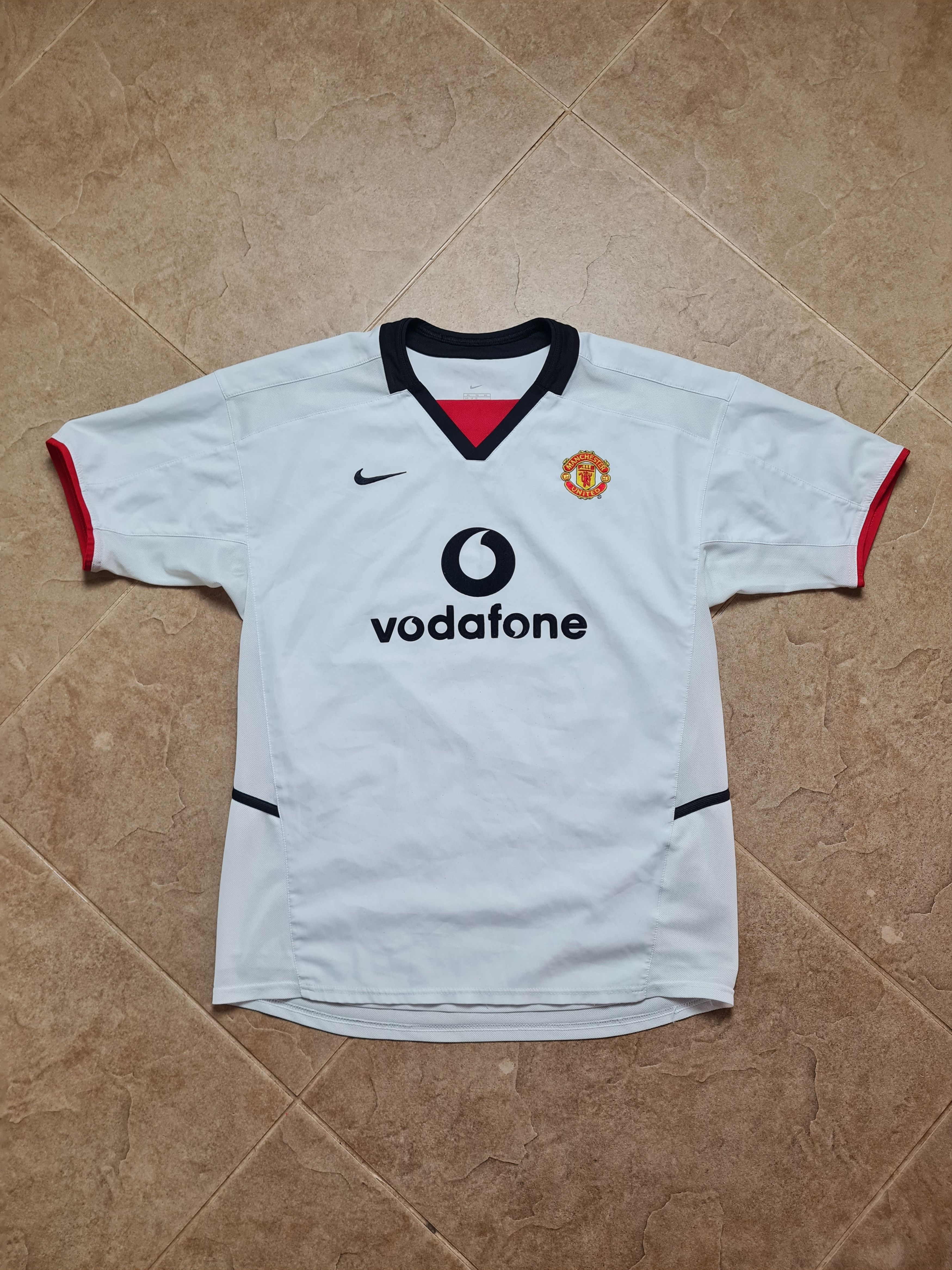 Nike JERSEY MANCHESTER UNITED 2002/03 FOOTBALL SOCCER SHIRT NIKE Size US S / EU 44-46 / 1 - 6 Thumbnail