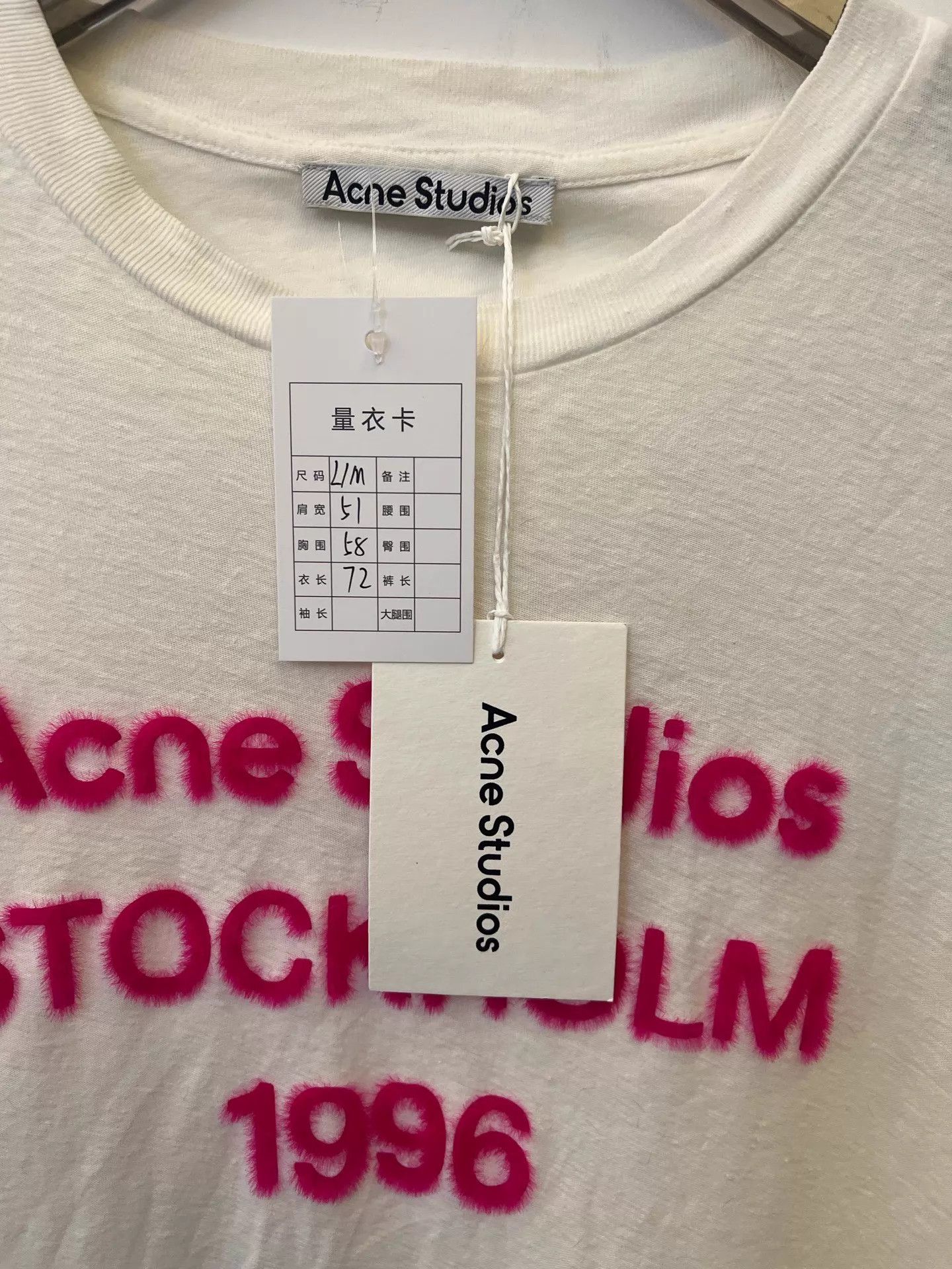 Acne Studios Acne SS26 Logo Embroidered Crewneck Unisex L/M New With Tags Size L / US 10 / IT 46 - 6 Thumbnail