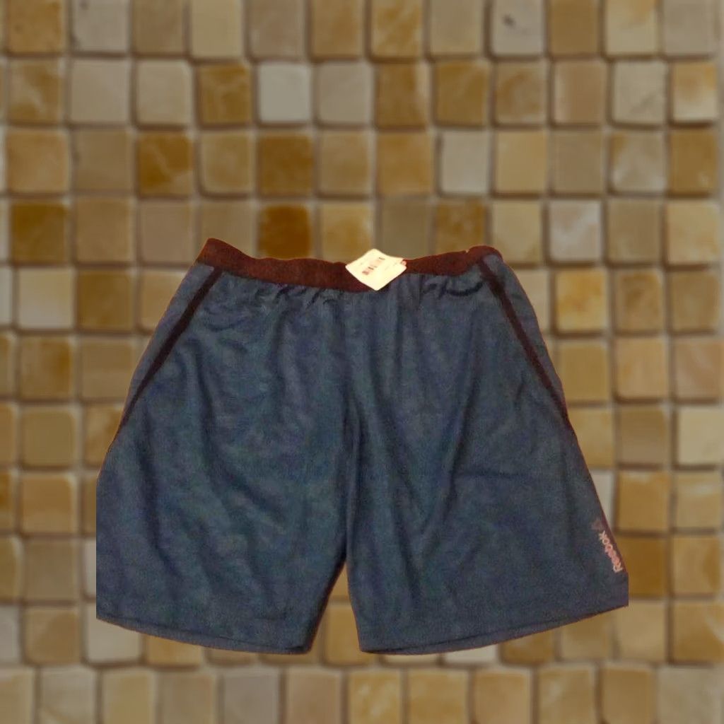 Reebok REEBOK Training Shorts Blue 2XL Men Athletic Elastic Waist - Speed Wicking?AJ2969 Size US 39 - 1 Preview