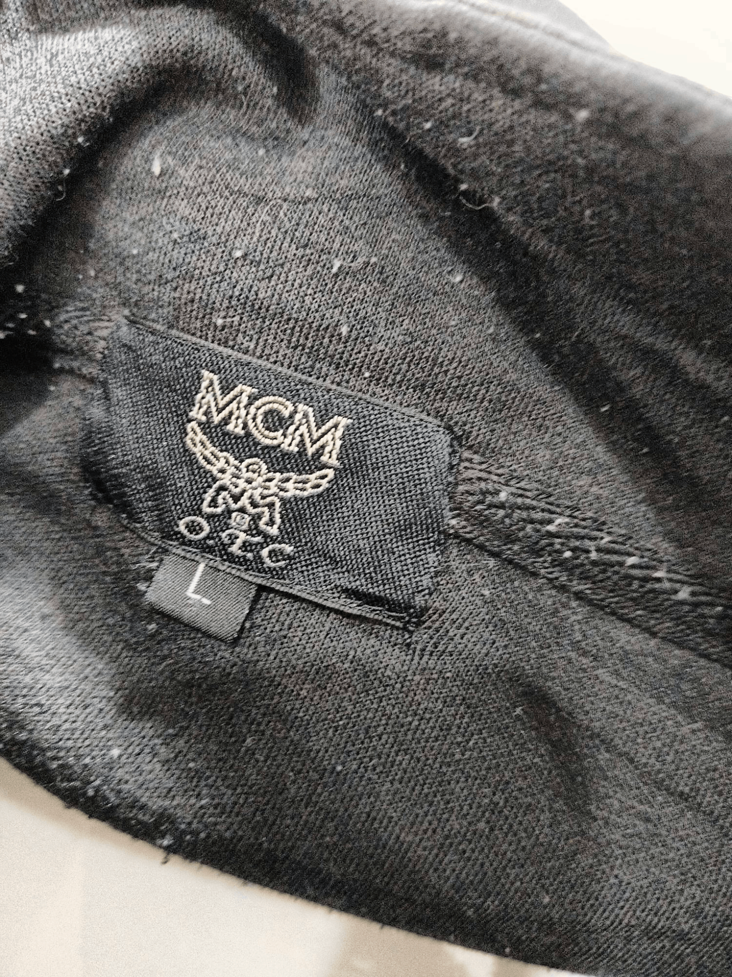 Japanese Brand × MCM MCM Half Zipper Big Logo Sweatshirt Size US L / EU 52-54 / 3 - 7 Thumbnail