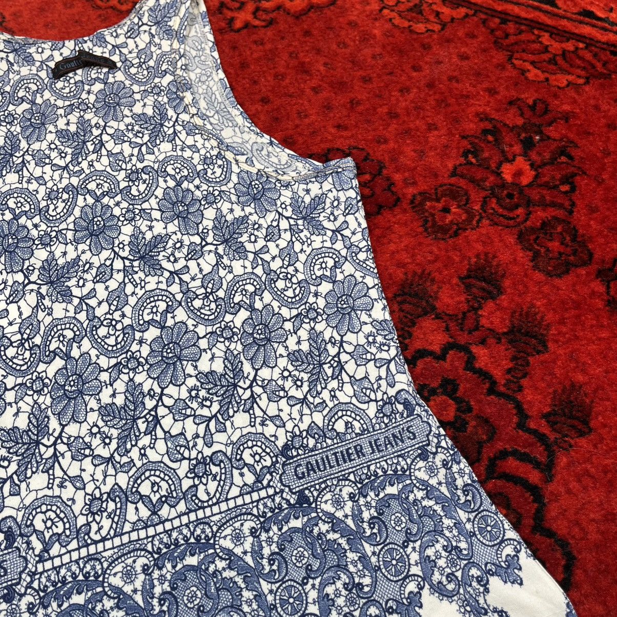 Jean Paul Gaultier Vintage 90s Avangard Old Money Jean Paul Gaultier Tank Top Size M / US 6-8 / IT 42-44 - 5 Thumbnail