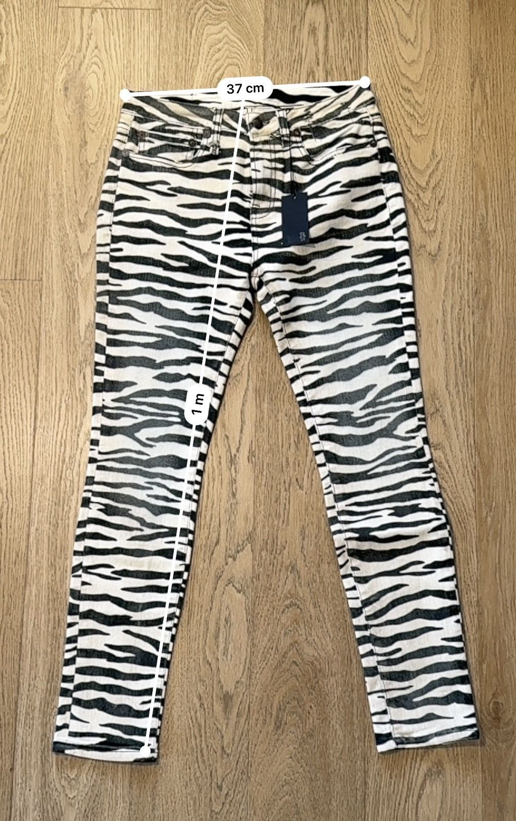 R13 R13 zebra print jeans Size 27" / US 4 / IT 40 - 6 Thumbnail