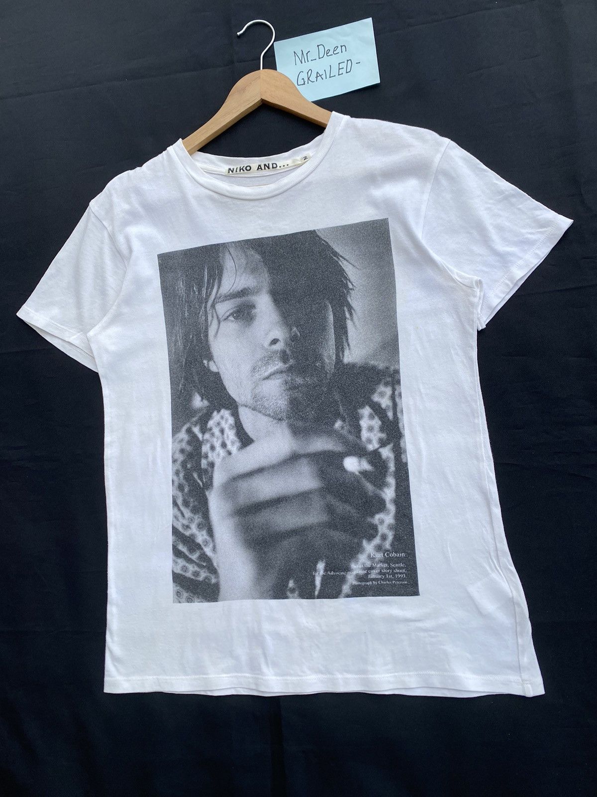 Japanese Brand Rare Vtg Niko and x Kurt Cobain Printed Tshirt Size US S / EU 44-46 / 1 - 3 Thumbnail