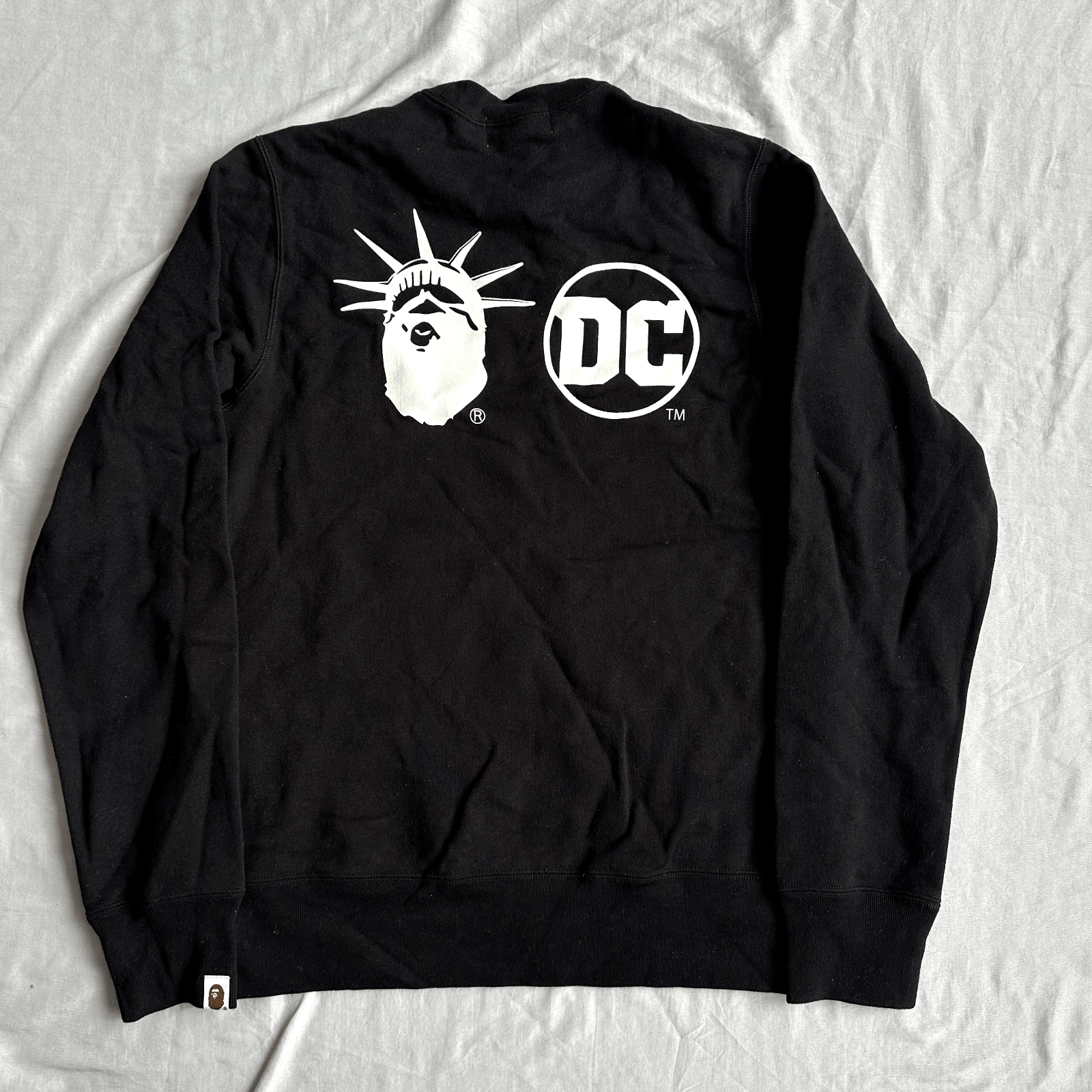 Bape BAPE x DC Superman Crewneck Black Size Medium Size US M / EU 48-50 / 2 - 3 Thumbnail