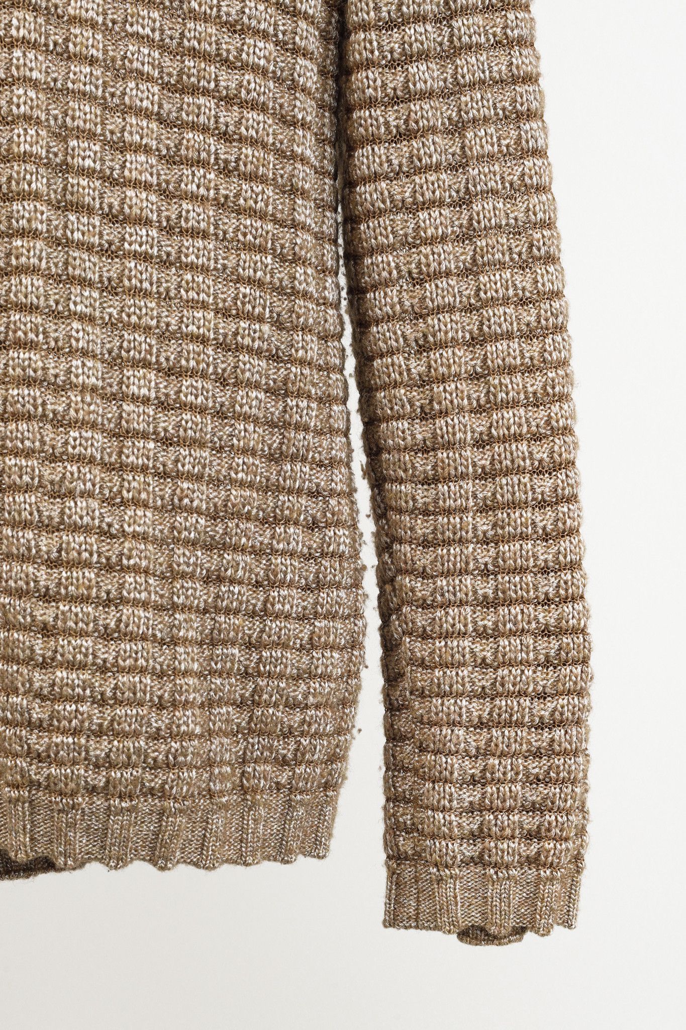 Escada Escada Brown Cardigan with Fur Chainlink Collar Size M / US 6-8 / IT 42-44 - 7 Thumbnail