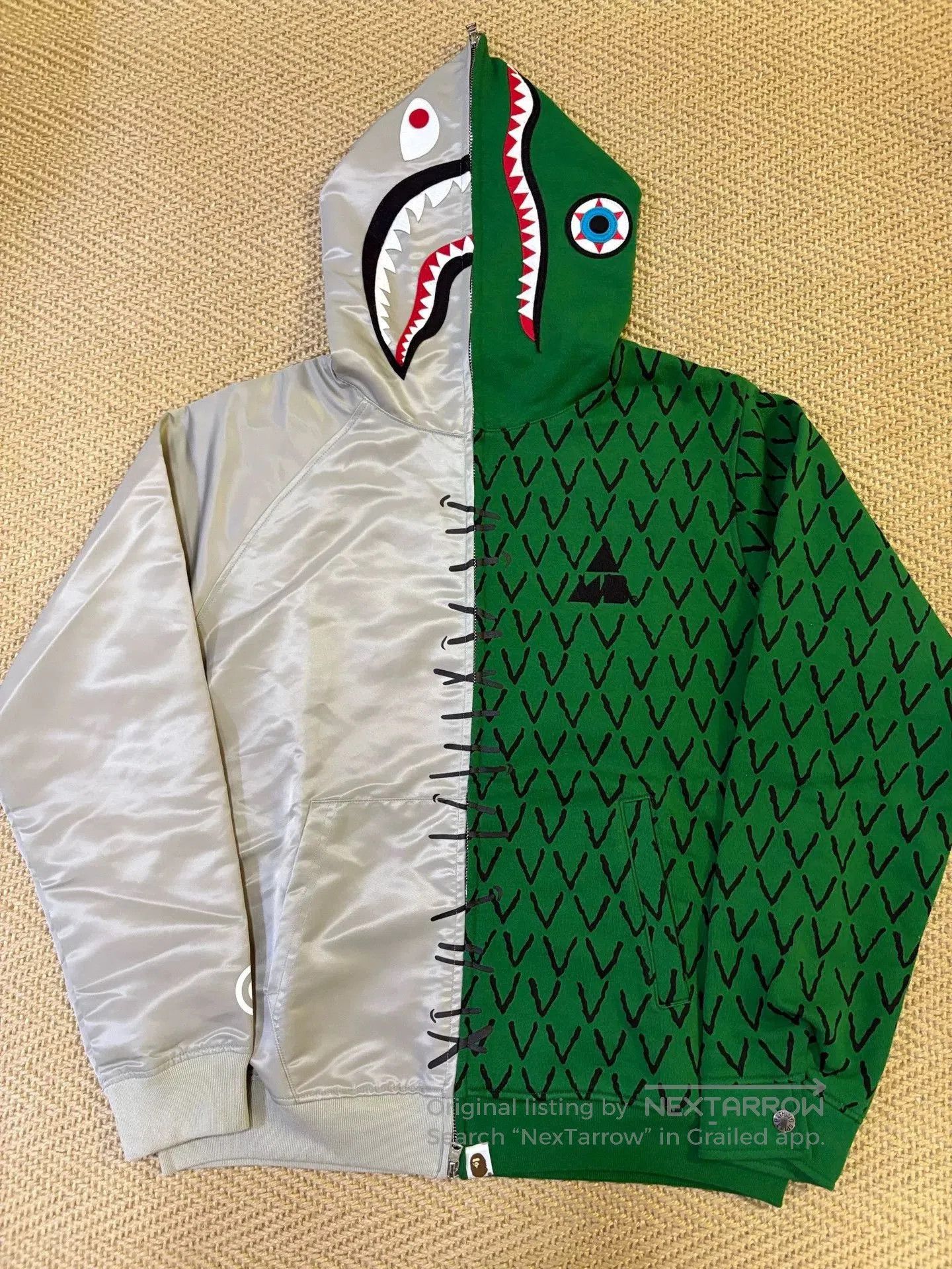 Bape Bape x Ambush Spliced Shark Hoodie. Size US M / EU 48-50 / 2 - 1 Thumbnail