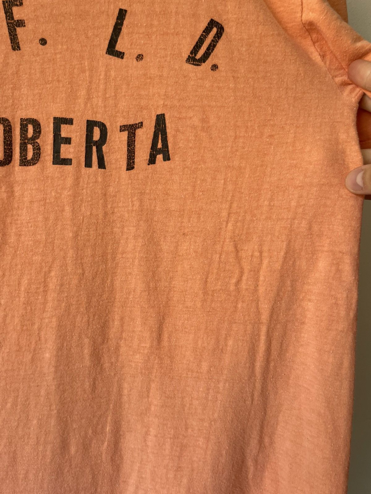 Other Vintage 70s Orange Roberta Graphic tee Size US S / EU 44-46 / 1 - 6 Thumbnail