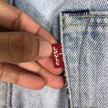 Levi's 🔥VINTGE ACID WASH DESIGN DENIM JEANS LEVI’S 501 Size US 32 / EU 48 - 21 Thumbnail