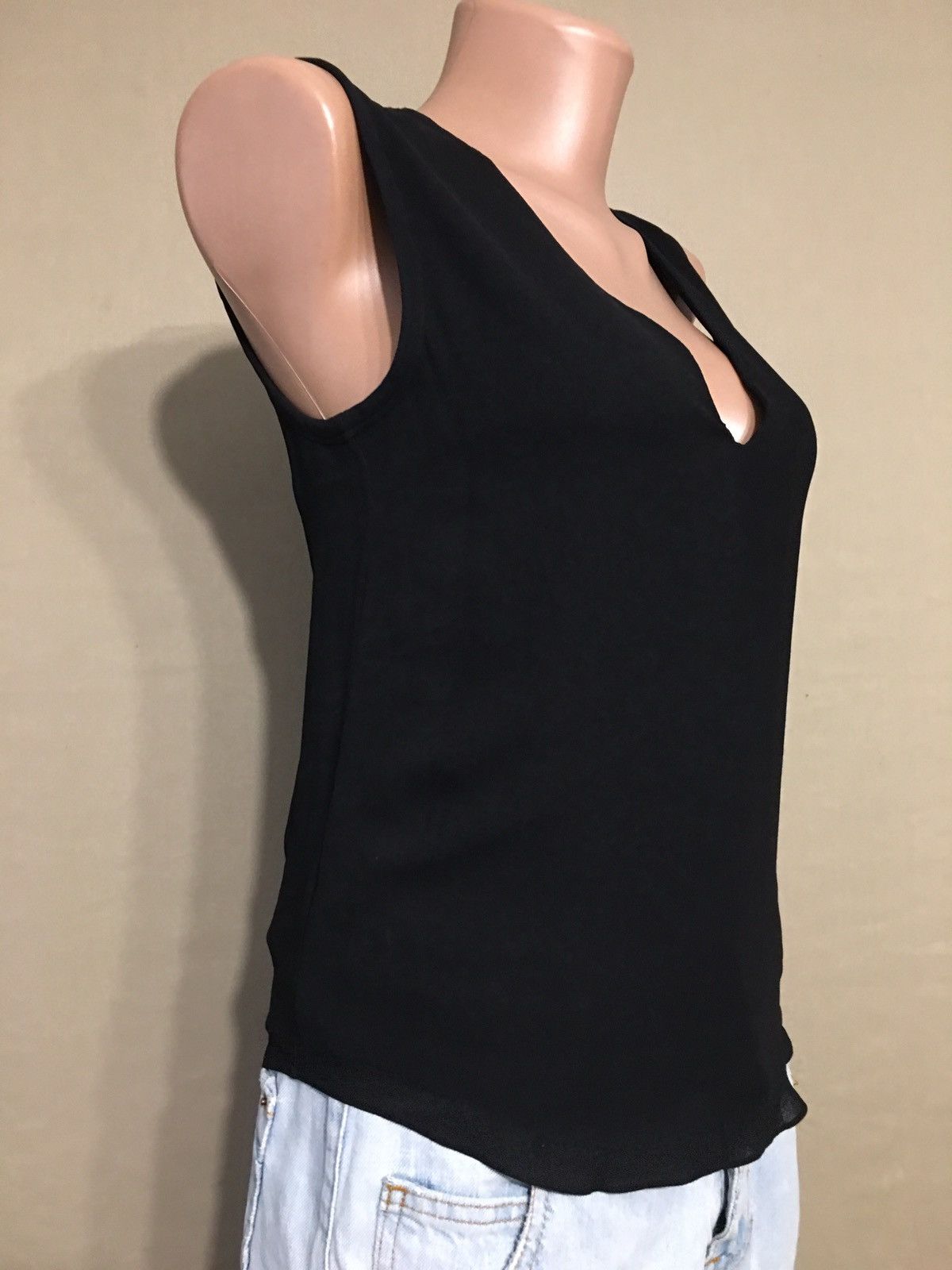 Chloe CHLOE Black Sleeveless Pullover Tank Top Size EU 34 Size XS / US 0-2 / IT 36-38 - 3 Thumbnail