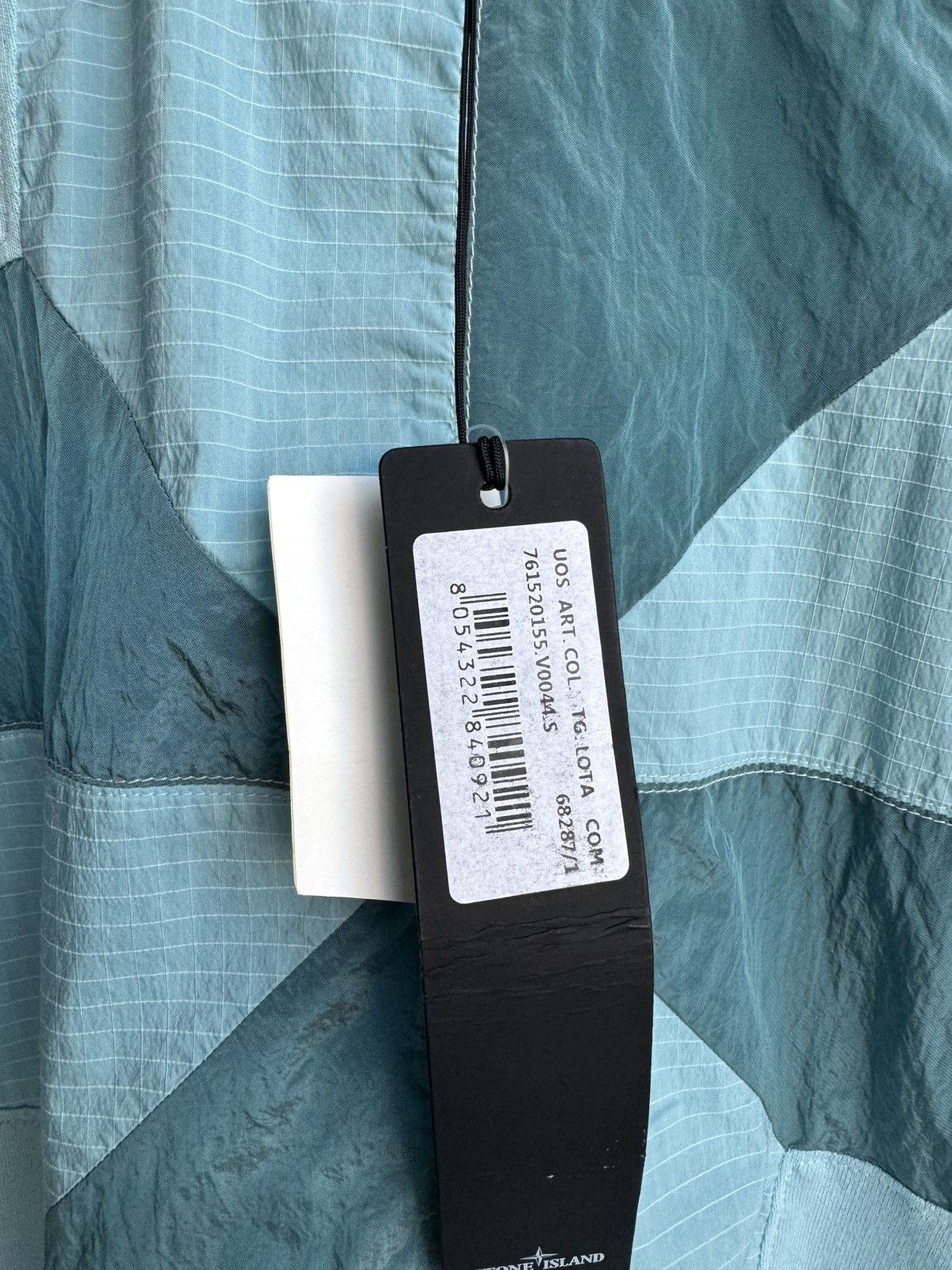 Stone Island Stone Island Nylon Metal Compass Big Logo Aqua Tee Shirt Size US S / EU 44-46 / 1 - 10 Thumbnail