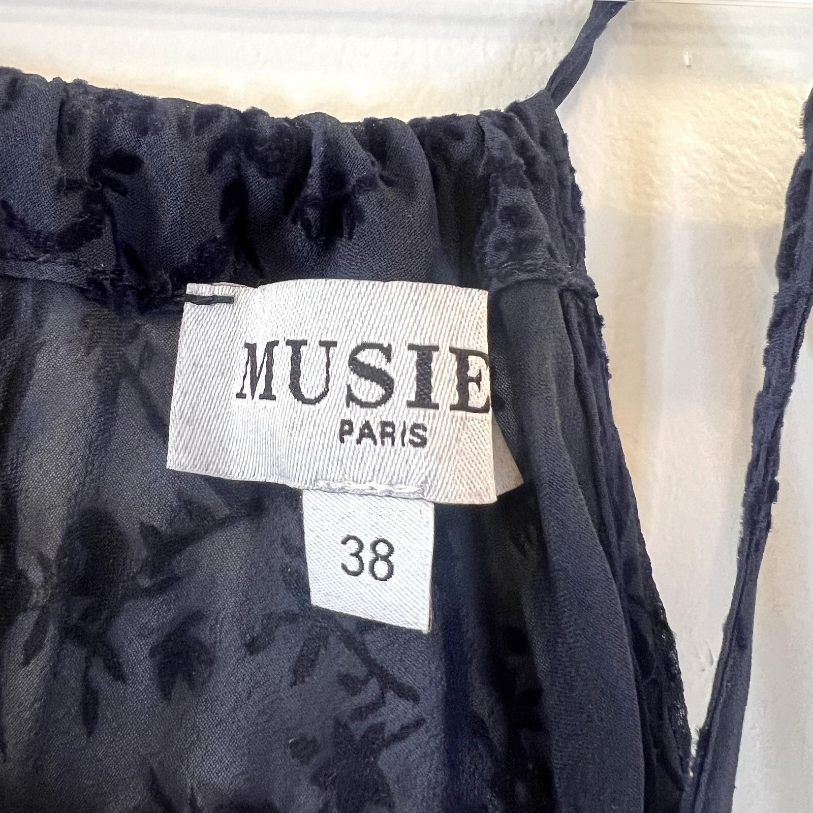 Musier Paris Musier Paris Sonfis Midi Dress Transparent Blue Floral Size M / US 6-8 / IT 42-44 - 5 Thumbnail