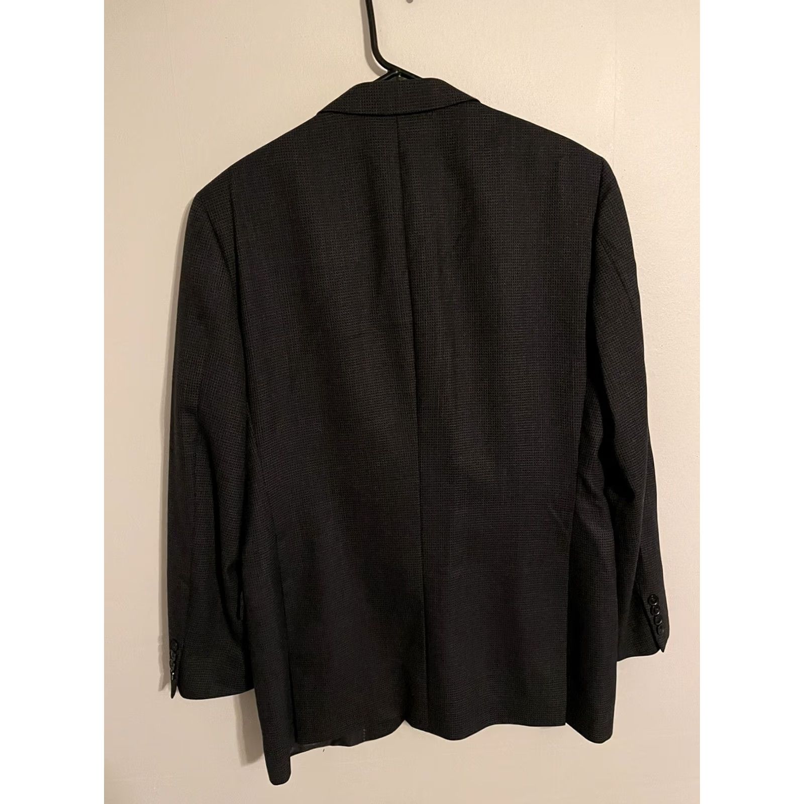 Peter Millar VINTAGE Peter Millar Canada Charcoal Dark Gray Wool Suit Coat Jacket Blazer - Men's 42T Size 42R - 3 Thumbnail