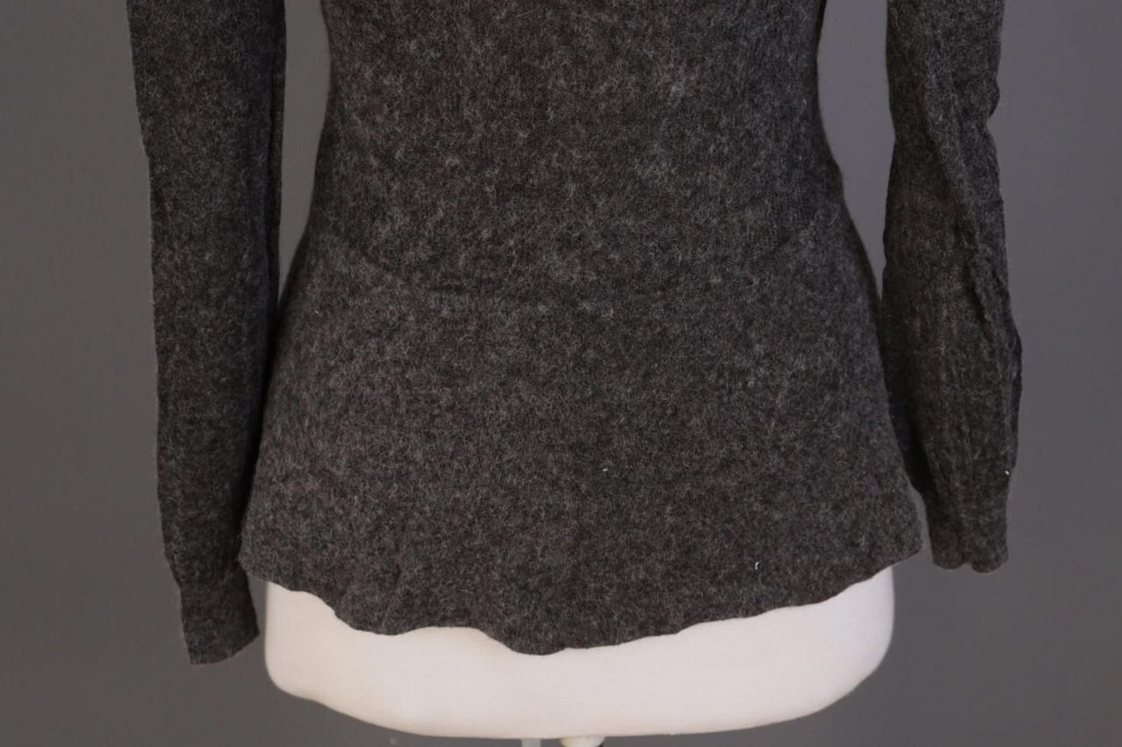 Lanvin Lanvin Gray Alpaca Wool Knitted Pullover Sweater Size S Size S / US 4 / IT 40 - 9 Thumbnail
