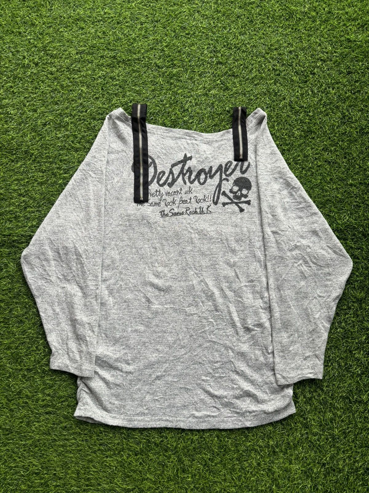 Hysteric Glamour Y2k Plein Beaute Ifsix Punk Style Zip Longsleeve Size M / US 6-8 / IT 42-44 - 2 Thumbnail