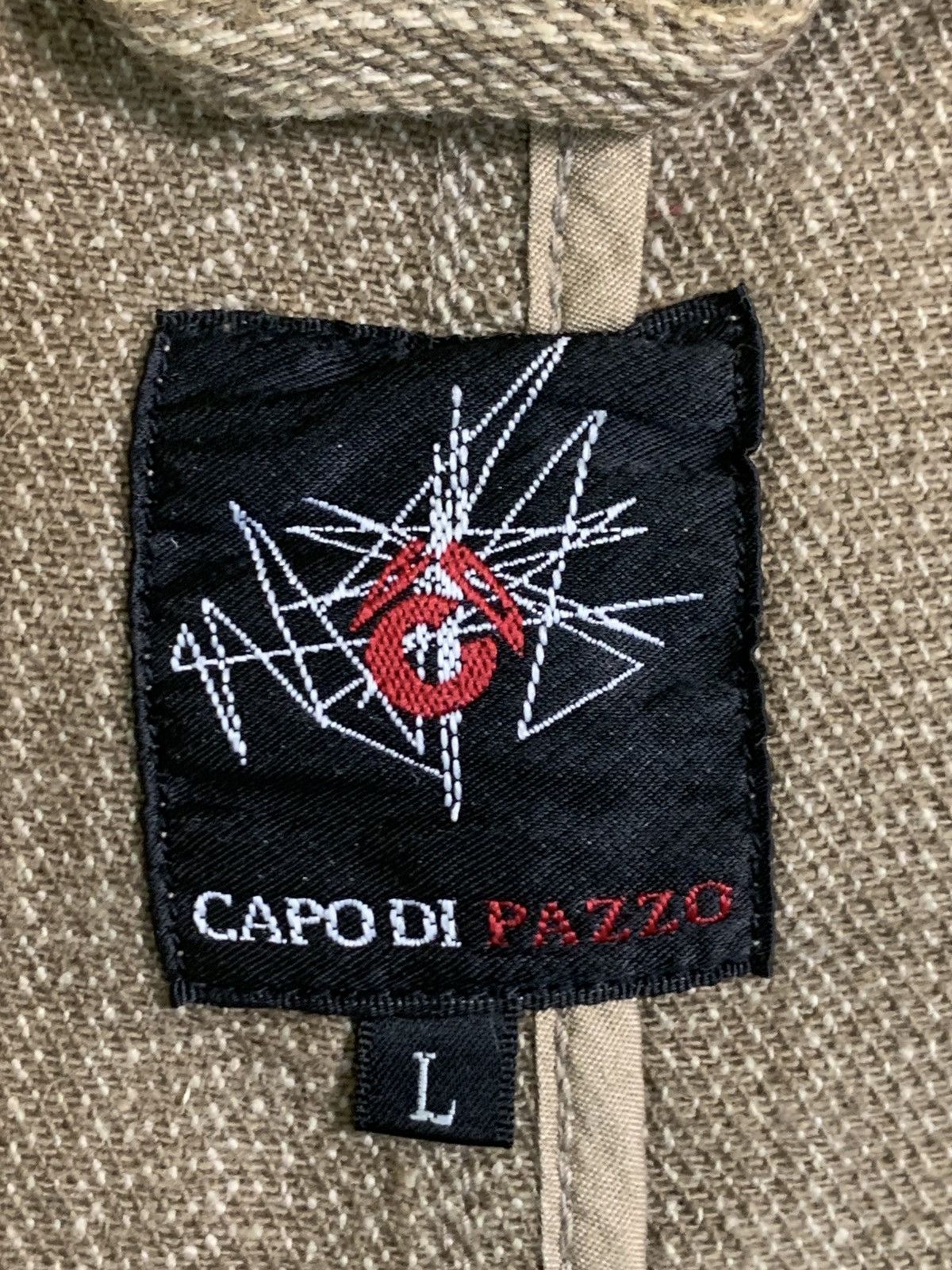 Japanese Brand × Vintage Rare Design Vintage Capo Di Pazzo Workwear Jackets Size US L / EU 52-54 / 3 - 4 Thumbnail