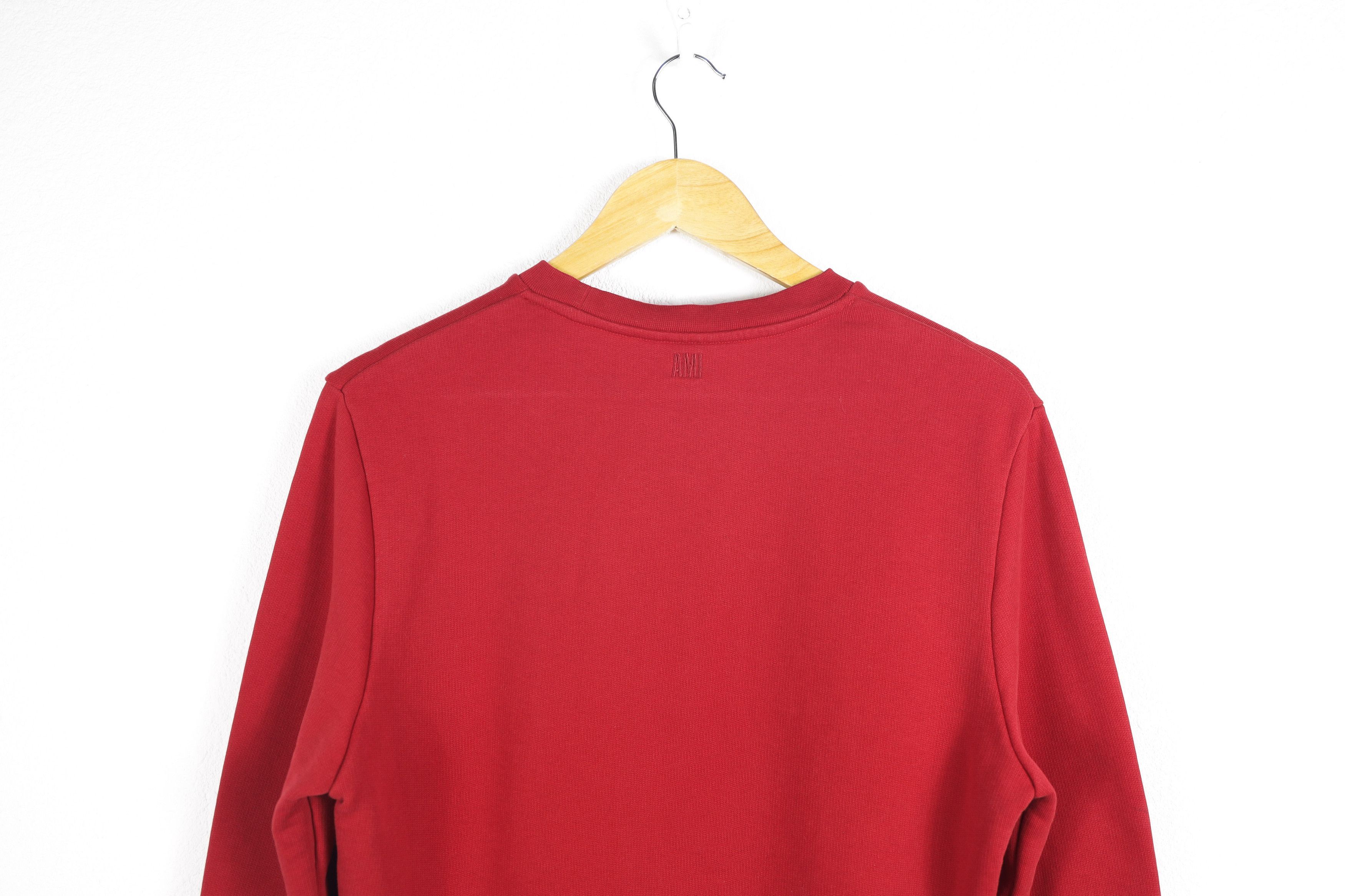 AMI AMI Coucou Londres Logo Cotton-Jersey Sweatshirt Size M / US 6-8 / IT 42-44 - 9 Thumbnail