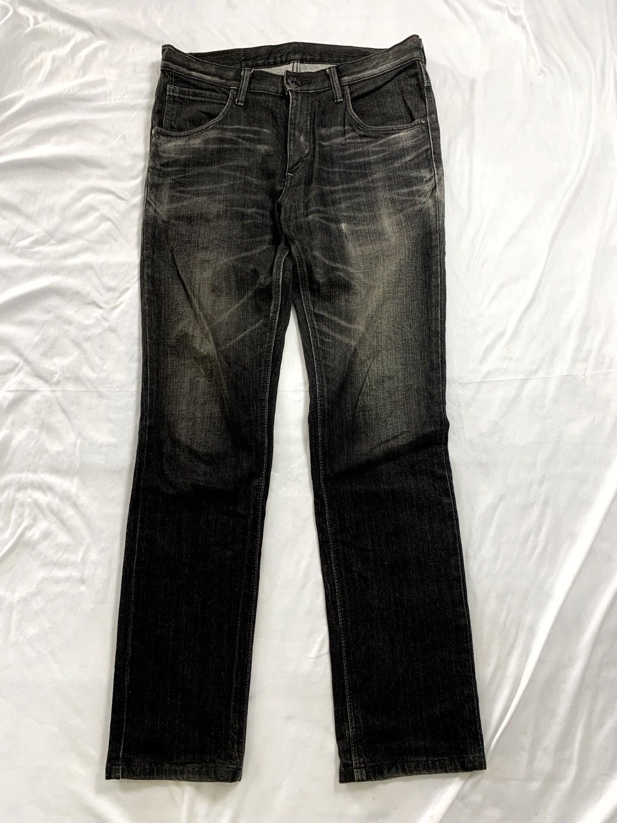 Edwin Vintage edwin stone black mid flare jeans strapes pocket Size US 32 / EU 48 - 3 Thumbnail