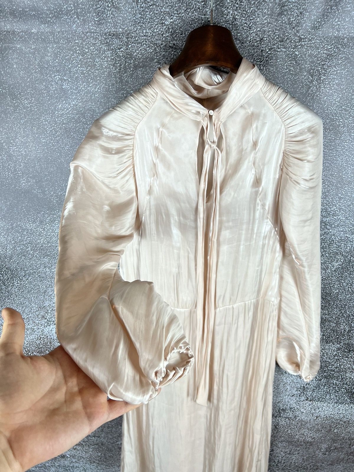 Designer × Prada Prada Milano Maxi Pearl Dress never worn 38 Made in Italy Size M / US 6-8 / IT 42-44 - 24 Thumbnail