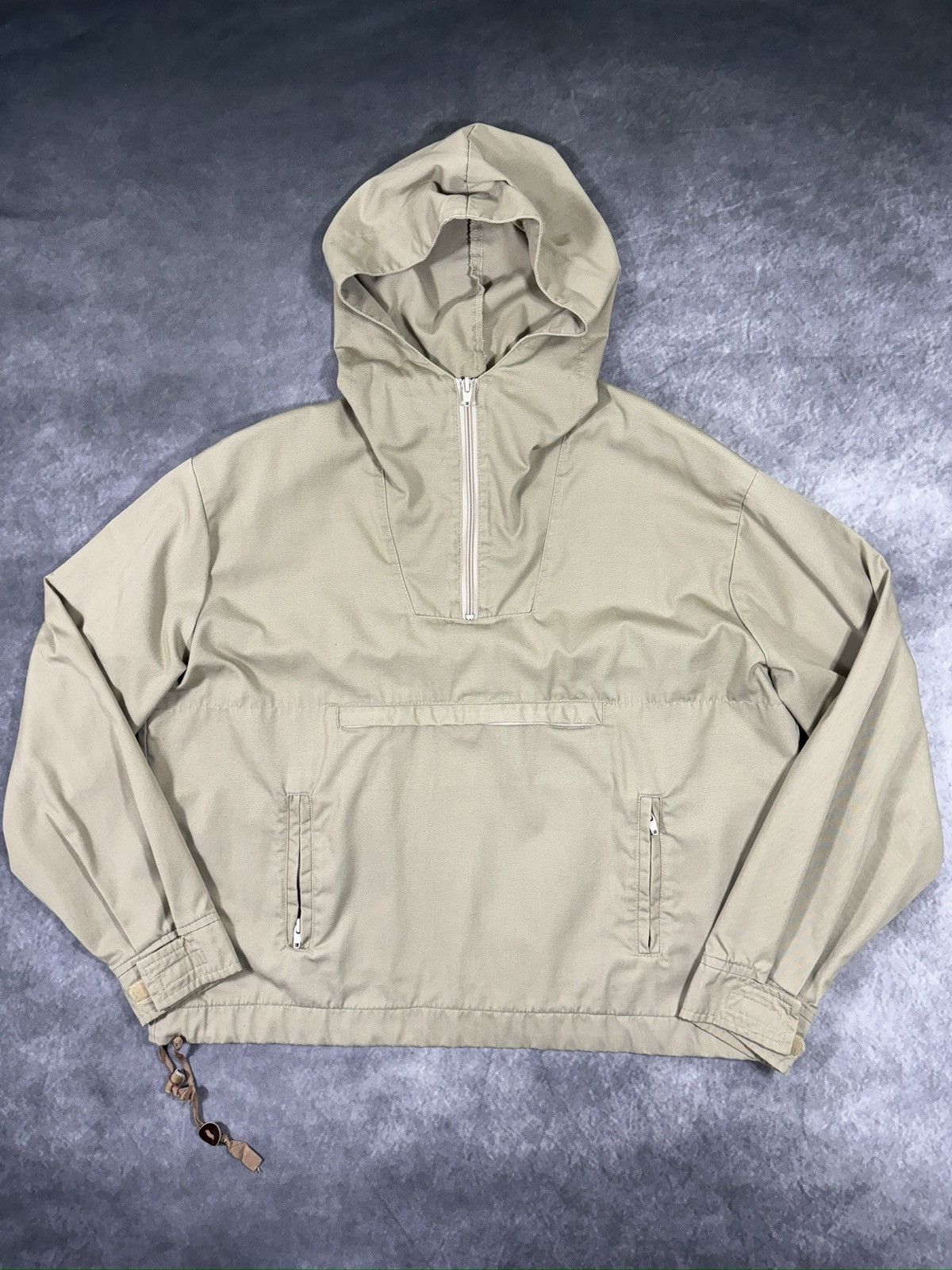Eddie Bauer Vintage Eddie Bauer Anorak Half Zip Pullover Hoodie Cotton Size US S / EU 44-46 / 1 - 1 Thumbnail