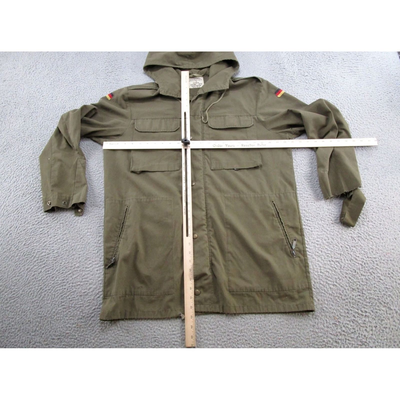 Vintage VINTAGE Field Jacket Mens Military Green 60s 50 Chest Size 50 Casual Winter Fall 90s Pattern: Solid Canvas Cotton Read Size US M / EU 48-50 / 2 - 6 Thumbnail