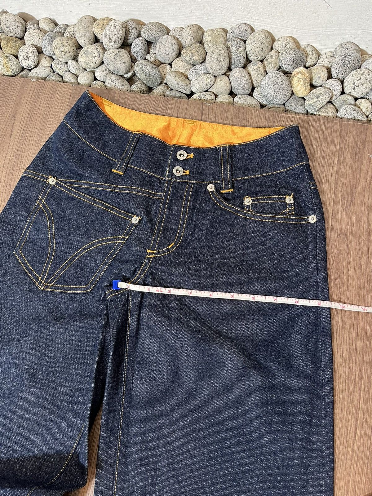 Japanese Brand Comme Ca Models Japan Assymetrical Pocket Jeans Size US 27 - 15 Thumbnail