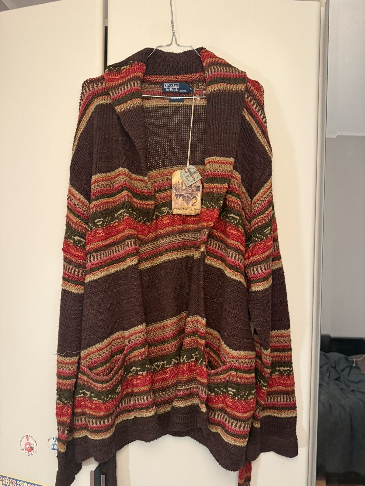 Polo Ralph Lauren Vintage Polo by Ralph Lauren Hand Knit Sweater Cardigan Size US XL / EU 56 / 4 - 1 Thumbnail
