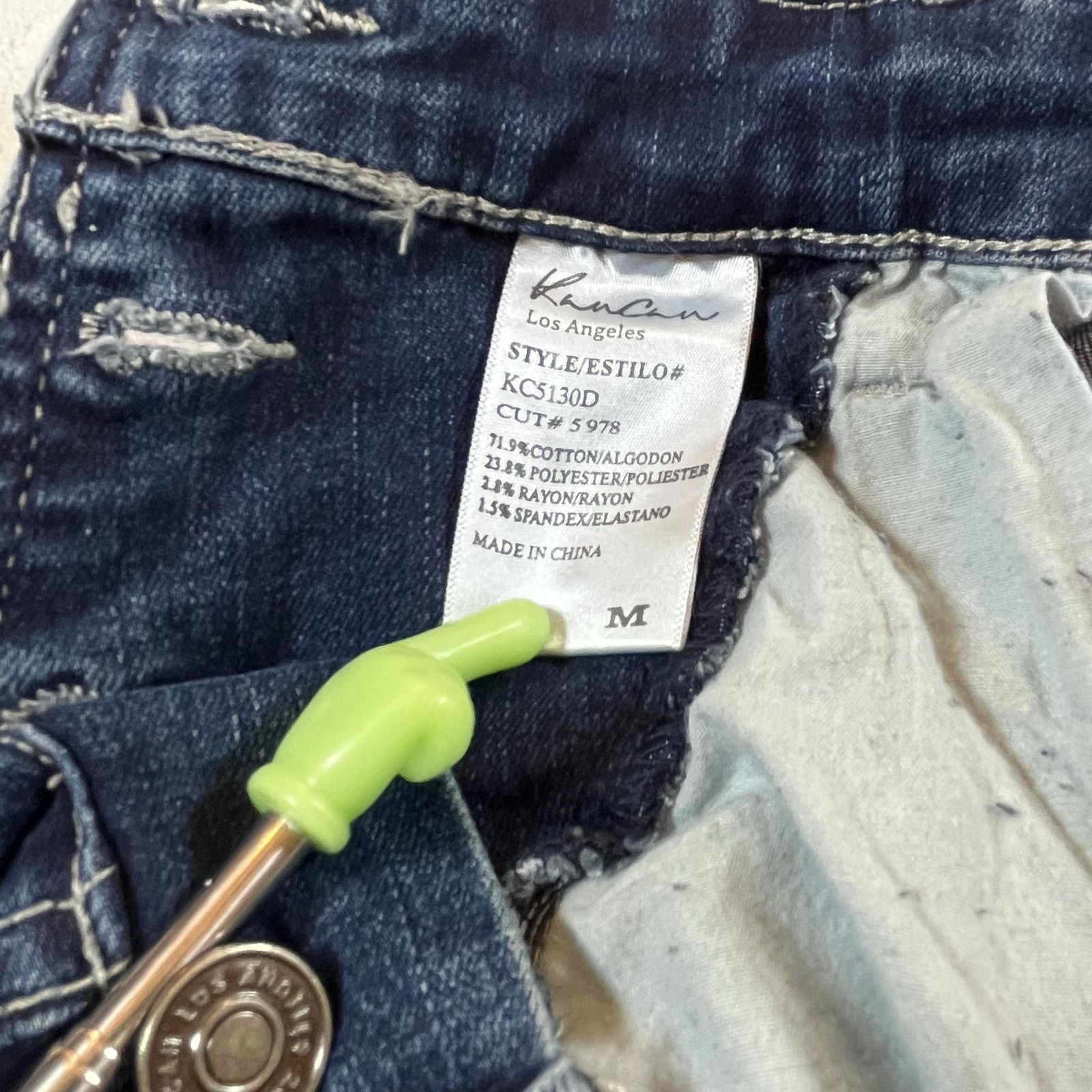 Other KanCan Dafne High Rise Overall Shorts - excellent condition Size 29" - 6 Thumbnail