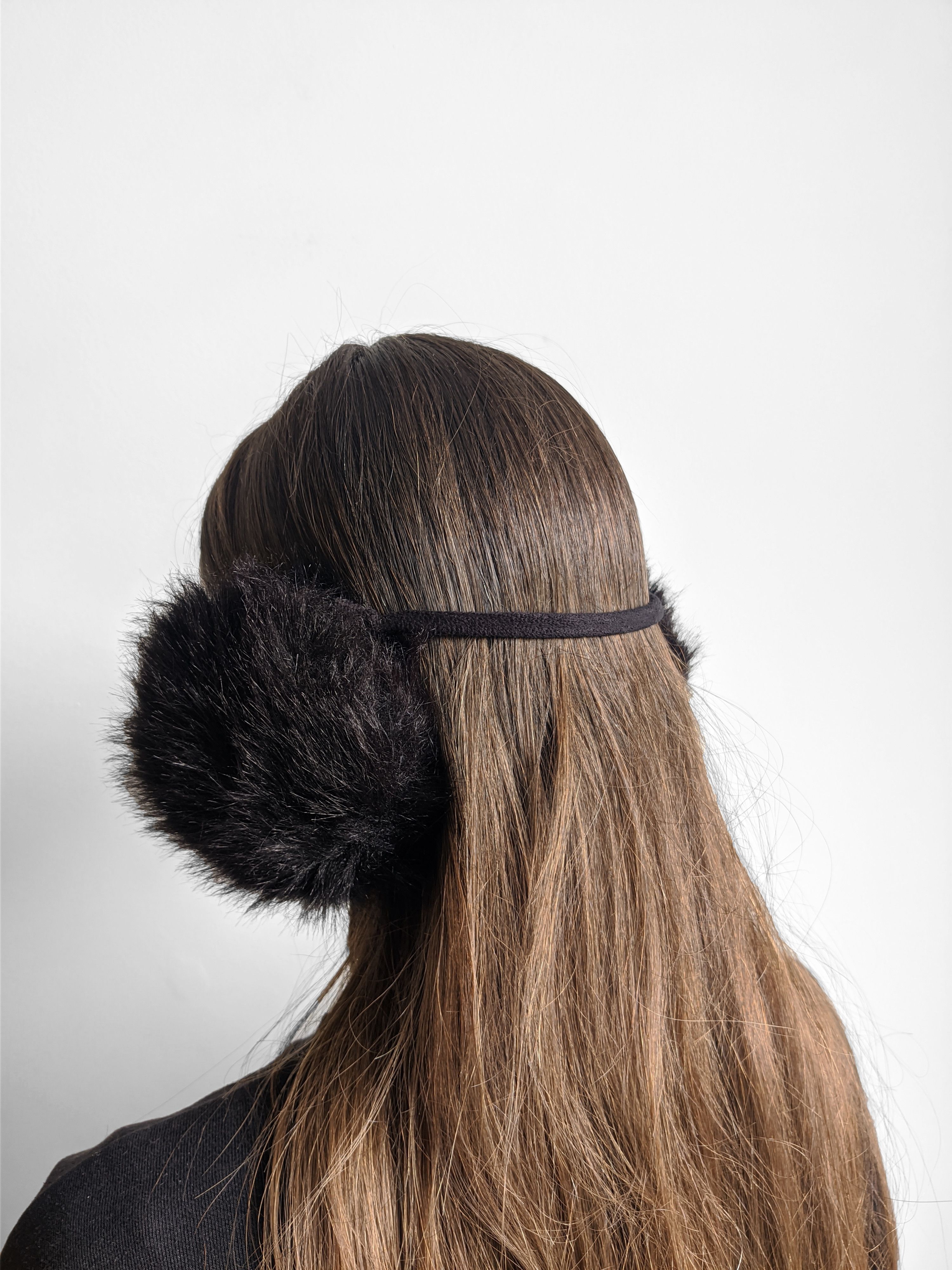 Japanese Brand Y2k fuzzy earmuffs headphones hat Size ONE SIZE - 1 Thumbnail