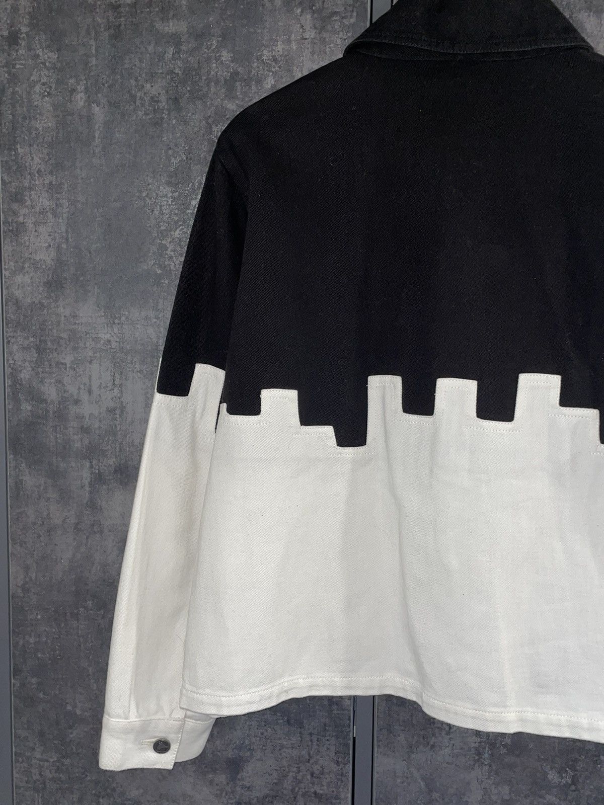 Alice + Olivia Rare Alice + Olivia Two Tone Boxy Jacket YSL Acne Rick Prada Size L / US 10 / IT 46 - 12 Thumbnail