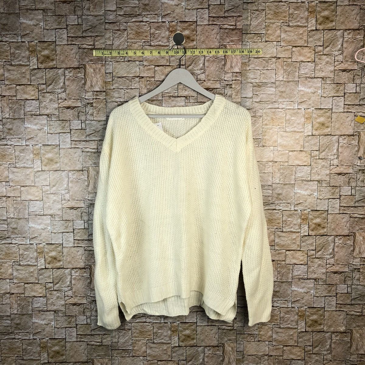 Homespun Knitwear × LOWRYS FARM Lowyrs Farm japan vintage White Knitwear #A1098 Size US M / EU 48-50 / 2 - 1 Thumbnail