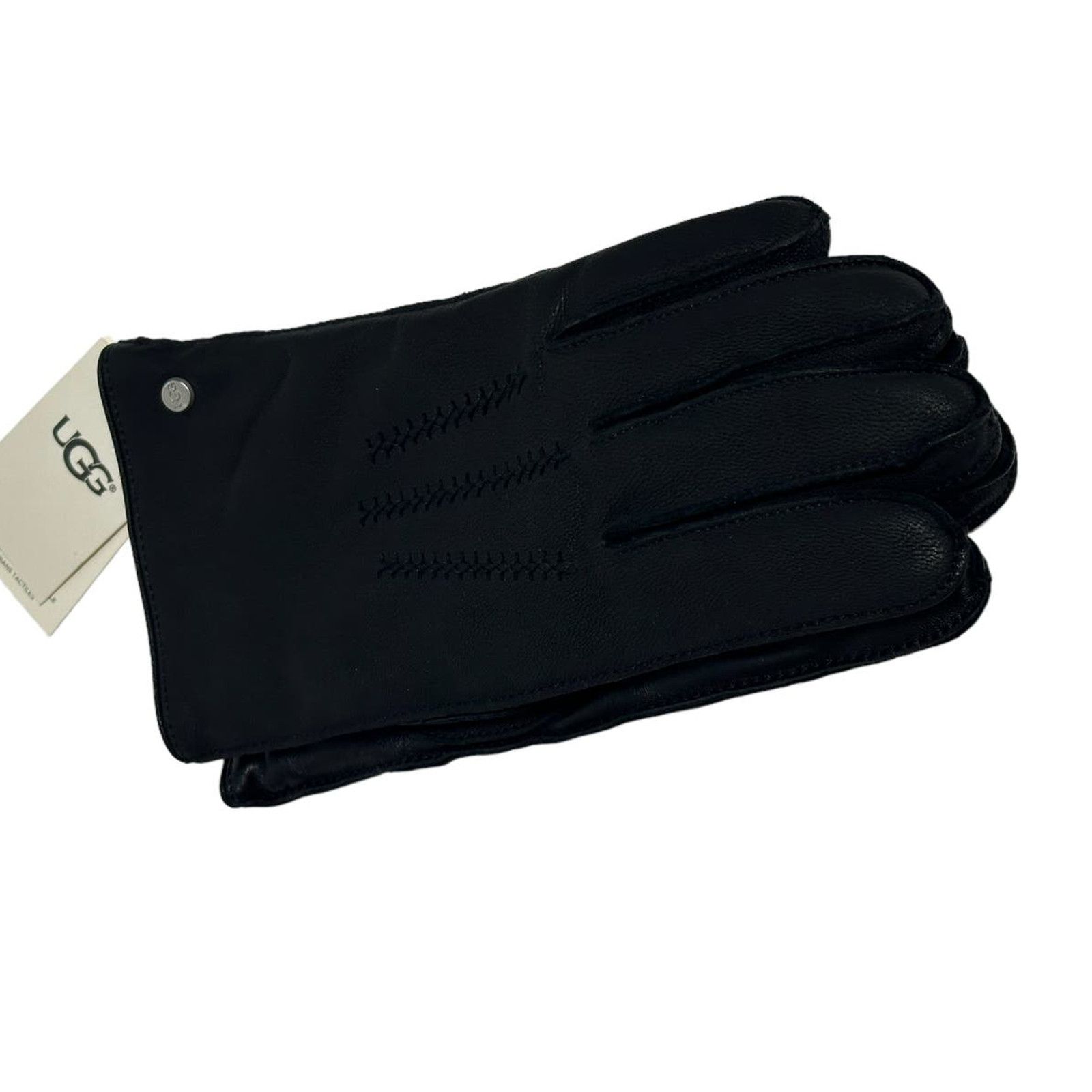 Ugg Ugg Faux Fur Lined Wrangell Smart Men's Gloves Large Size ONE SIZE - 3 Thumbnail