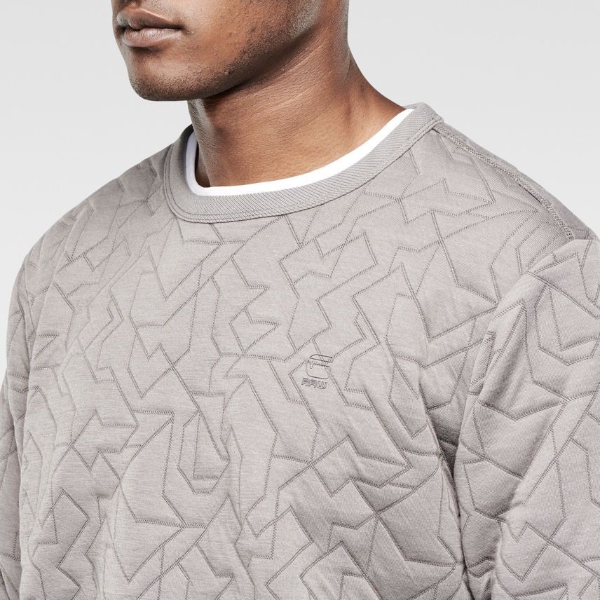 G-Star G star raw navy blue quilted r sw ls sweater Size US L / EU 52-54 / 3 - 2 Thumbnail