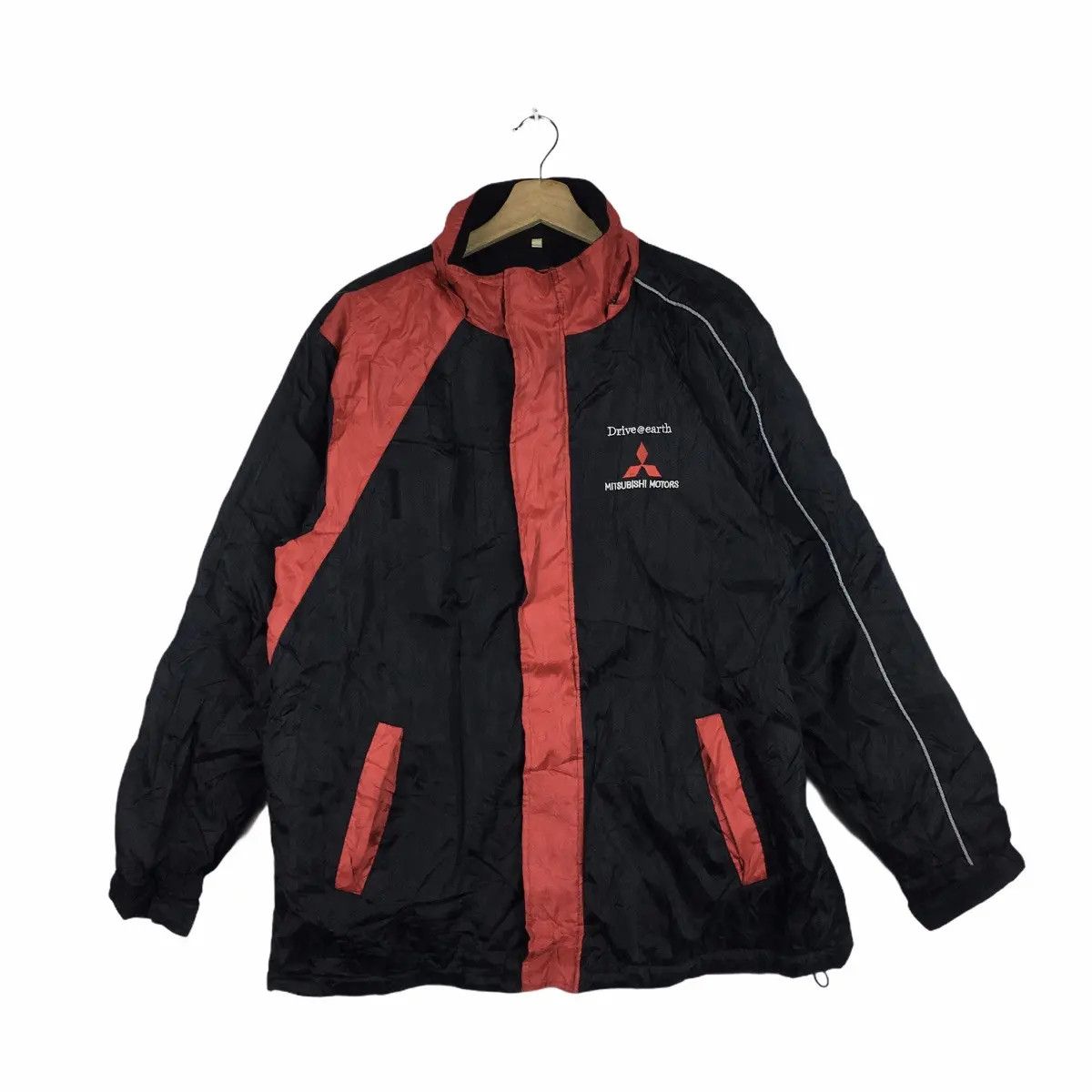 Japanese Brand Vtg MITSUBISHI JAPAN Motorsport Racing Team Jacket Parka Size US L / EU 52-54 / 3 - 1 Thumbnail