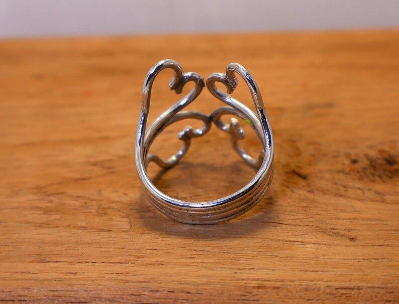 Handmade Handmade Silver Butterfly Ring, Sterling Silver Promise Ring Size ONE SIZE - 7 Thumbnail