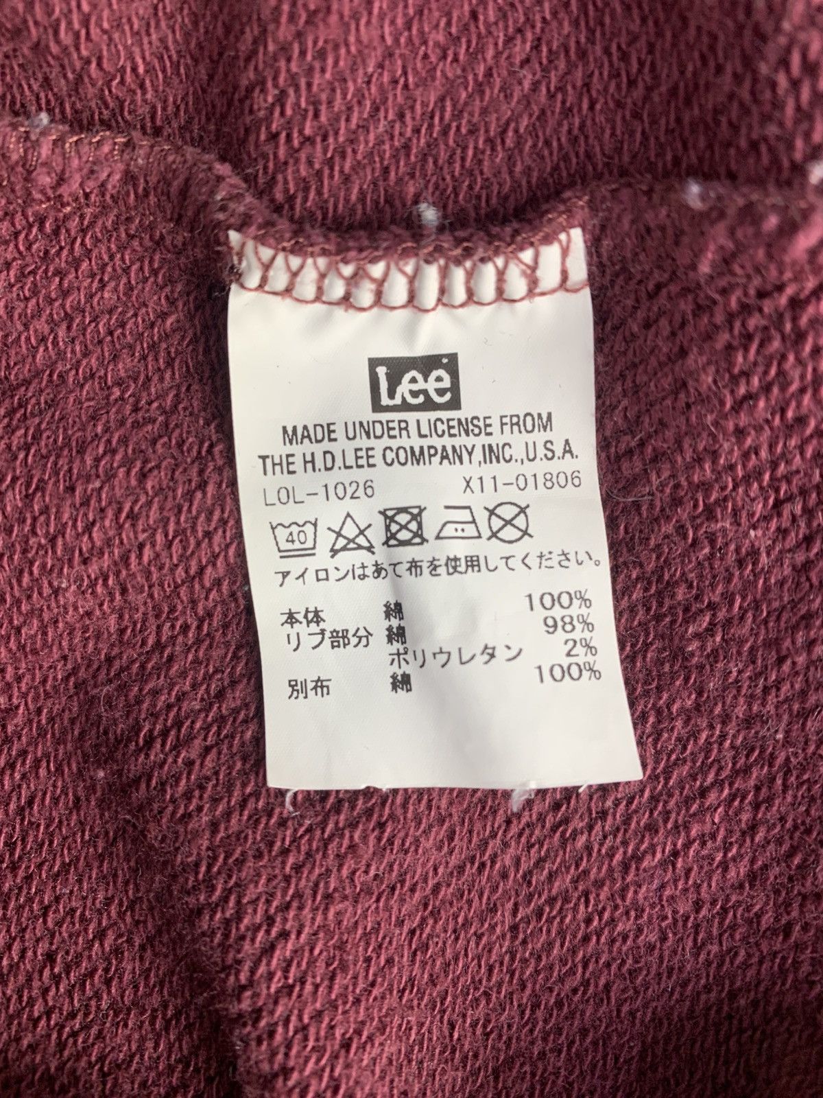 Lee vintage Lee Union Made denim pocket pullover hoodie sweater Size US M / EU 48-50 / 2 - 9 Thumbnail