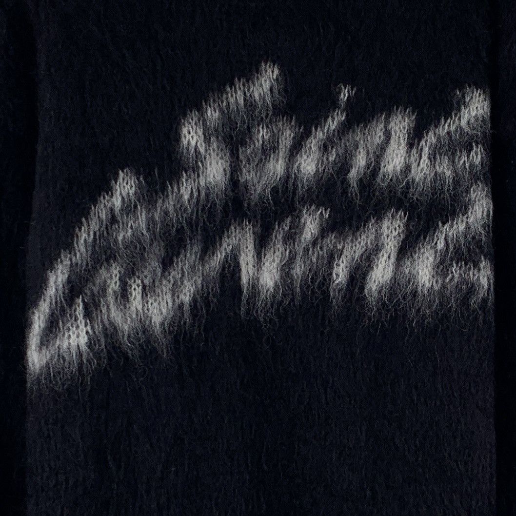 Yves Saint Laurent Yves Saint Laurent Logo Letter Mohair Knit Sweater K26WX Size S / US 4 / IT 40 - 4 Thumbnail