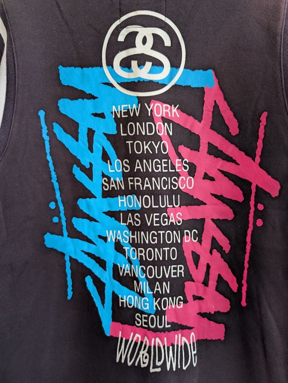 Stussy vintage STUSSY big logo jacket bomber sweater Size US M / EU 48-50 / 2 - 3 Thumbnail