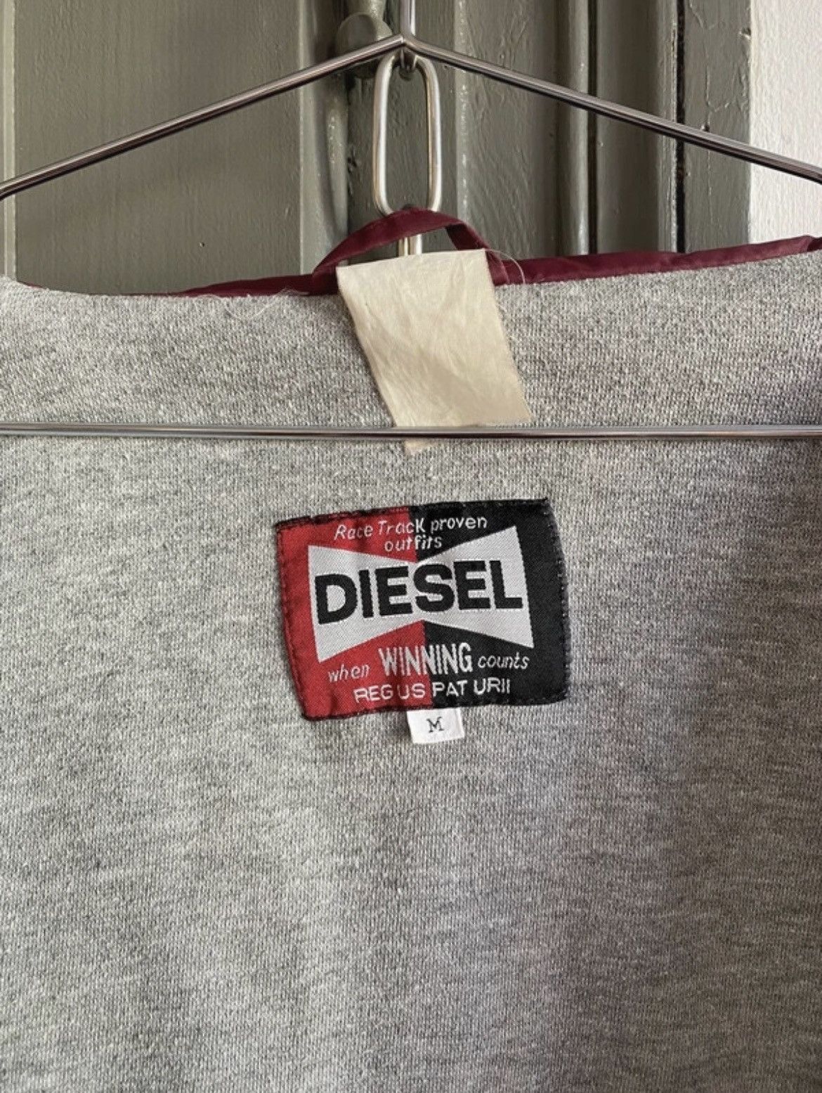 Diesel × Vintage Vintage Diesel Burgundy Coach Jacket Size US L / EU 52-54 / 3 - 4 Thumbnail