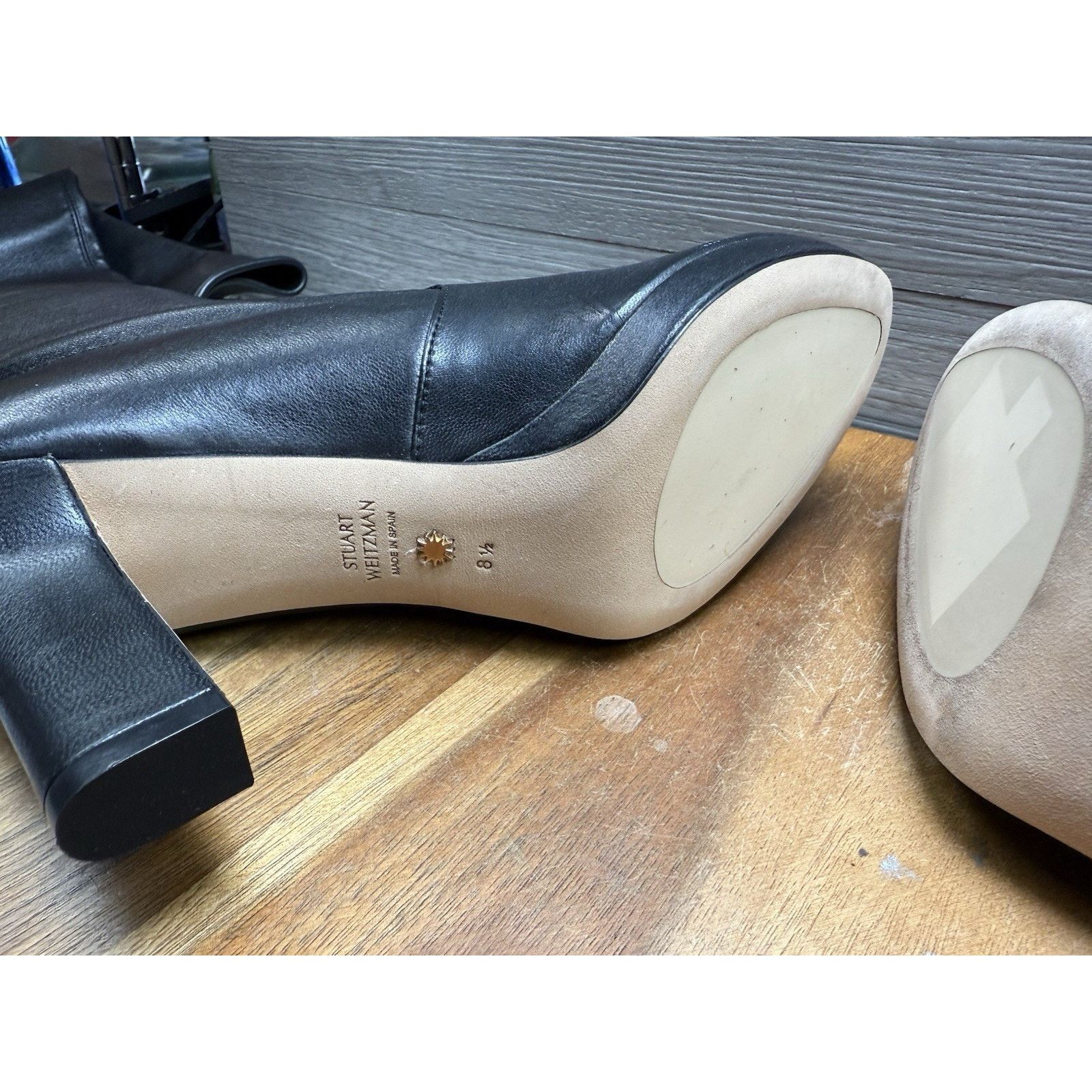 Stuart Weitzman STUART WEITZMAN ARDENT BACK-TIE STRETCH LEATH KNEE Size 8.5 Size US 8.5 / IT 38.5 - 6 Thumbnail