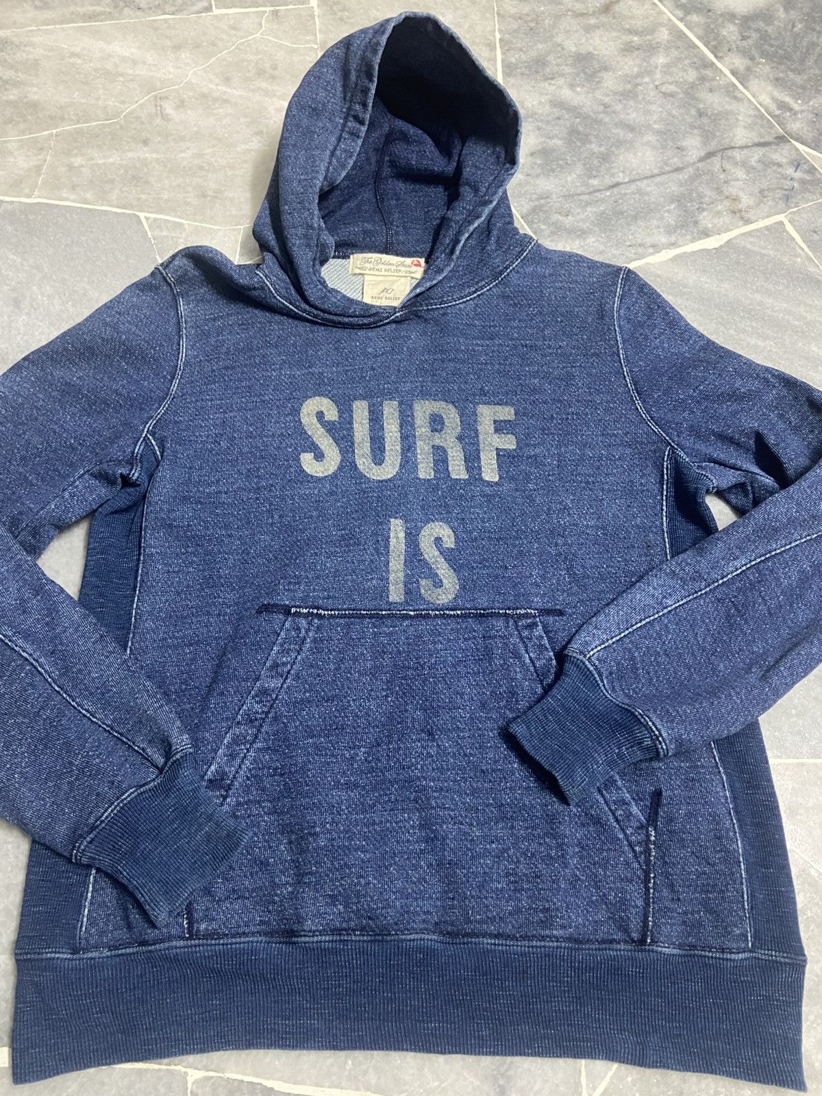 Remi Relief Remi Relief Surf Is Hoodie Indigo Sweatshirt Size US M / EU 48-50 / 2 - 1 Thumbnail