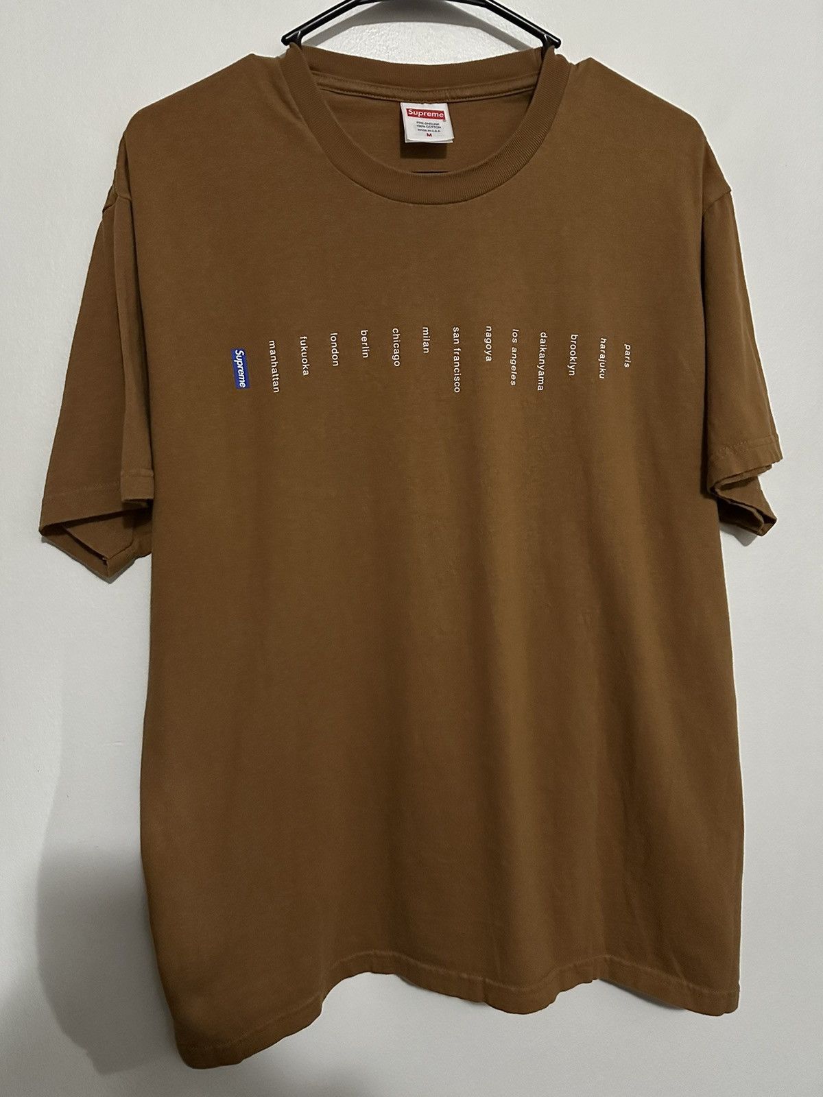 Supreme Supreme Location Tee Size US M / EU 48-50 / 2 - 1 Thumbnail
