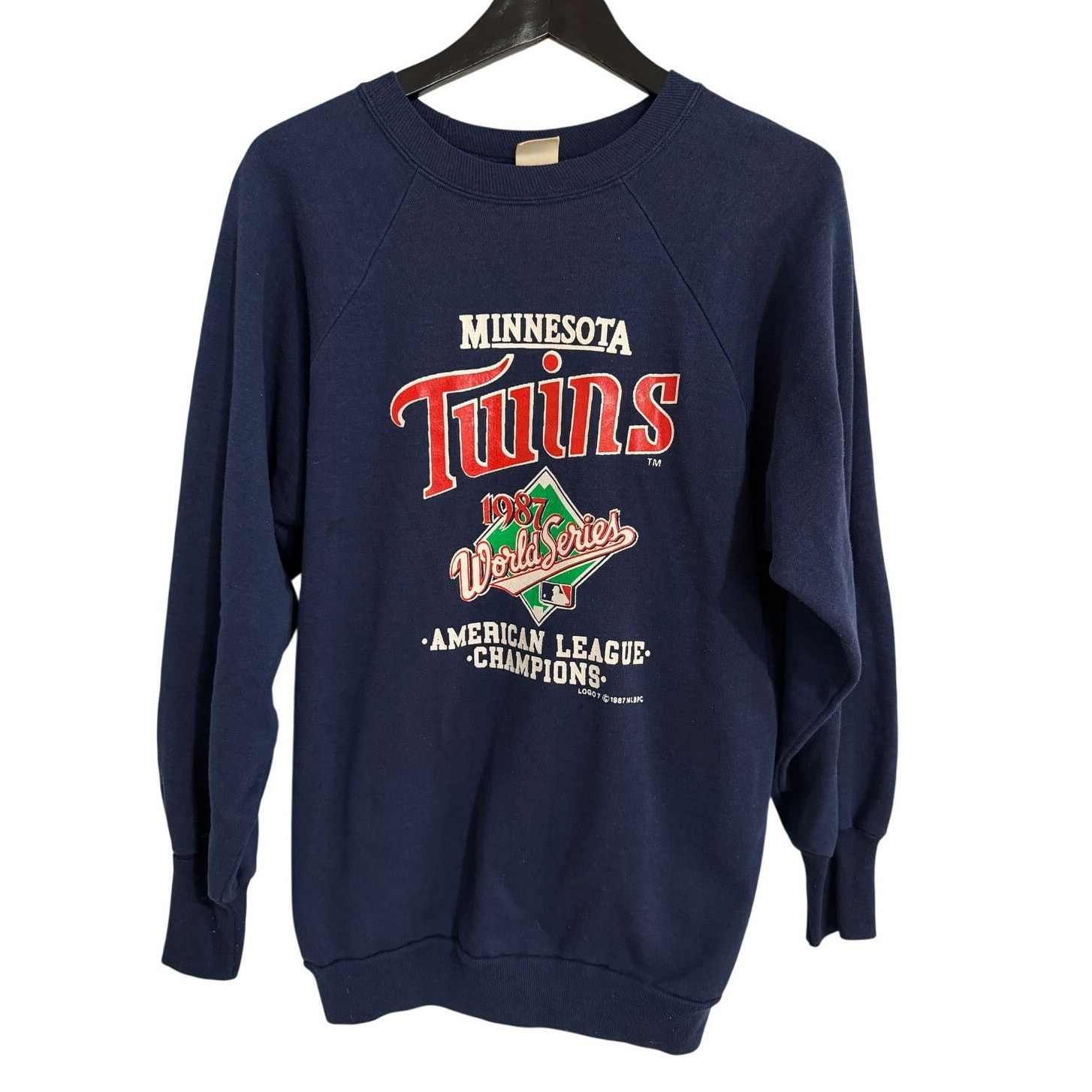 Logo 7 Vintage Minnesota Twins 1987 World Series Crewneck Size XL Size US XL / EU 56 / 4 - 1 Thumbnail