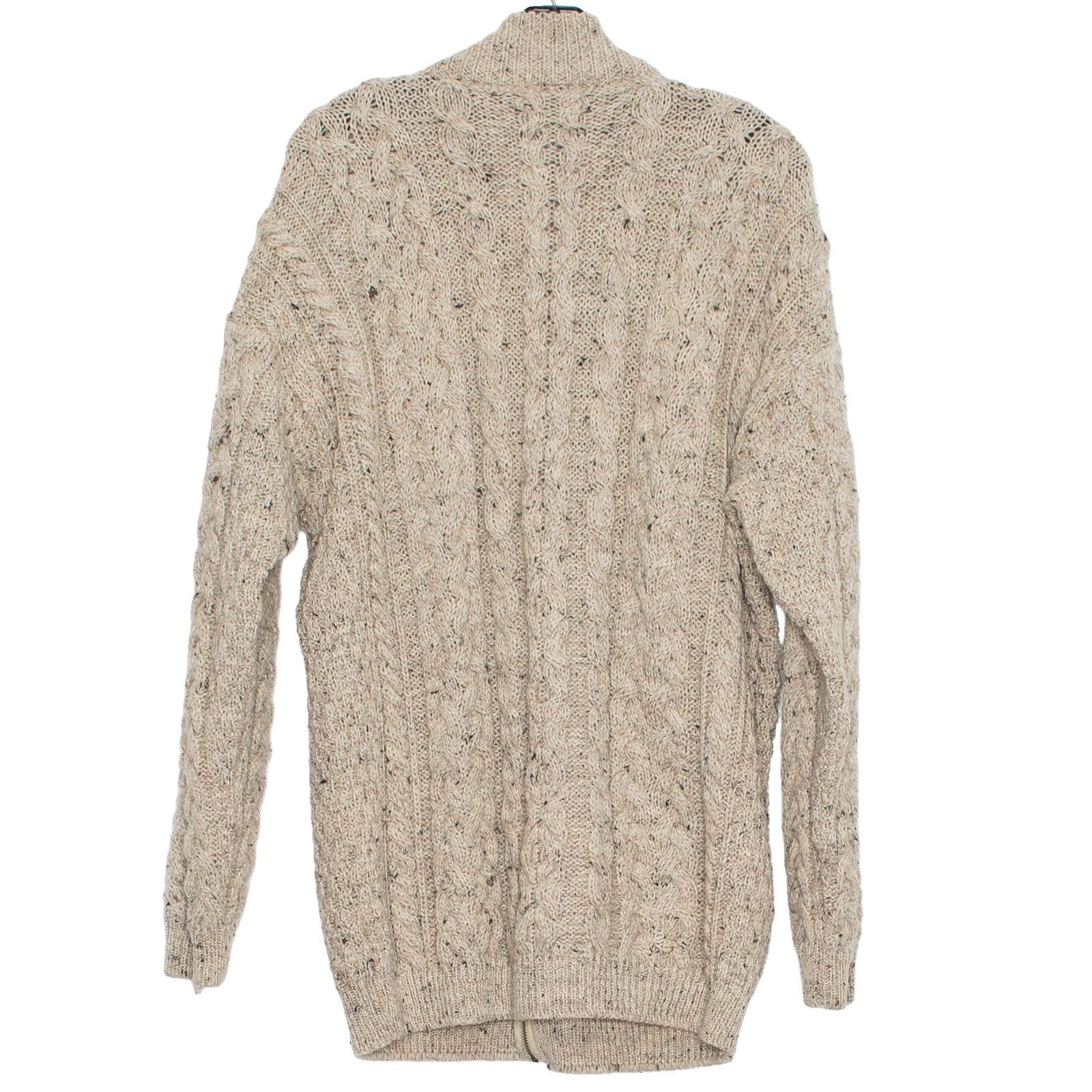 Other Shannon Woolen Mills Sweater Wool Cable Knit Full Zip Large Size L / US 10 / IT 46 - 2 Thumbnail