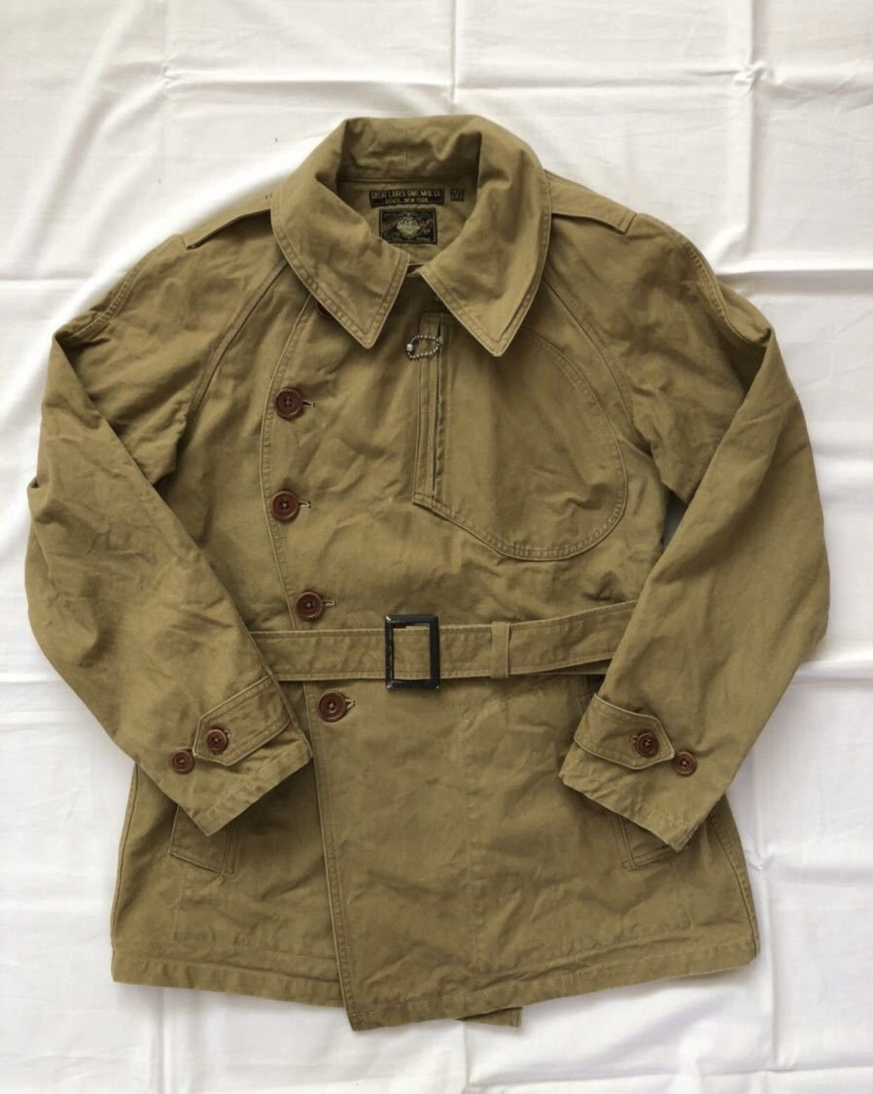 image of Freewheelers Bootleggers Out-Of-Print Old Windcoat in Yellow, Men's (Size 2XS)