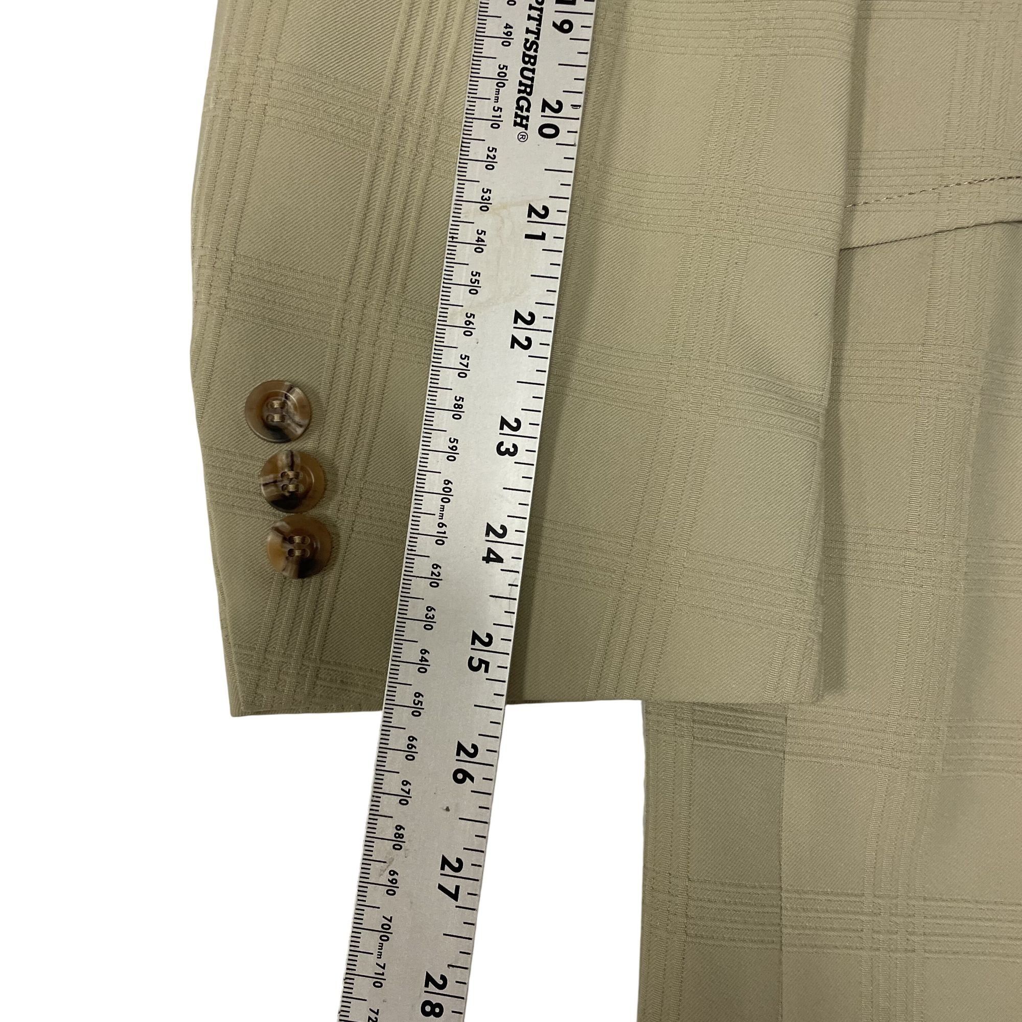 Other Vtg Linden Clothes Khaki Sport Coat TEXTURED Jacket Size 38L - 8 Thumbnail