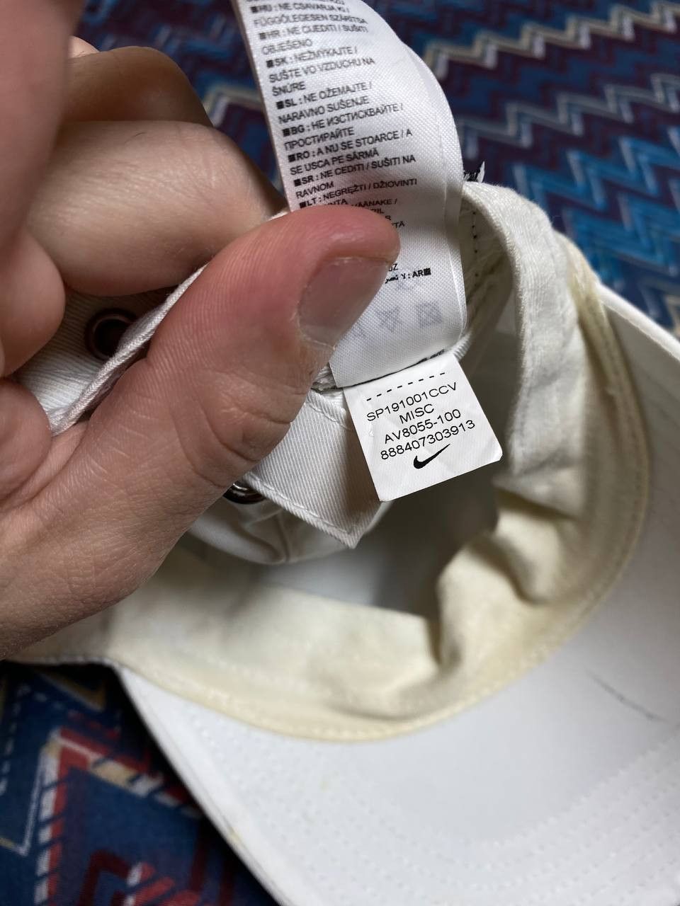Nike Mens Vintage Nike swoosh Cap streetwear y2k rare drill Size ONE SIZE - 4 Thumbnail