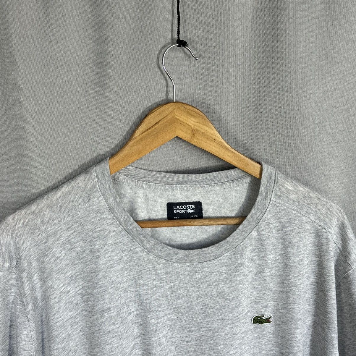 Lacoste Lacoste Sport grey tee t-shirt xxl streetwear basic casual Size US XXL / EU 58 / 5 - 3 Thumbnail
