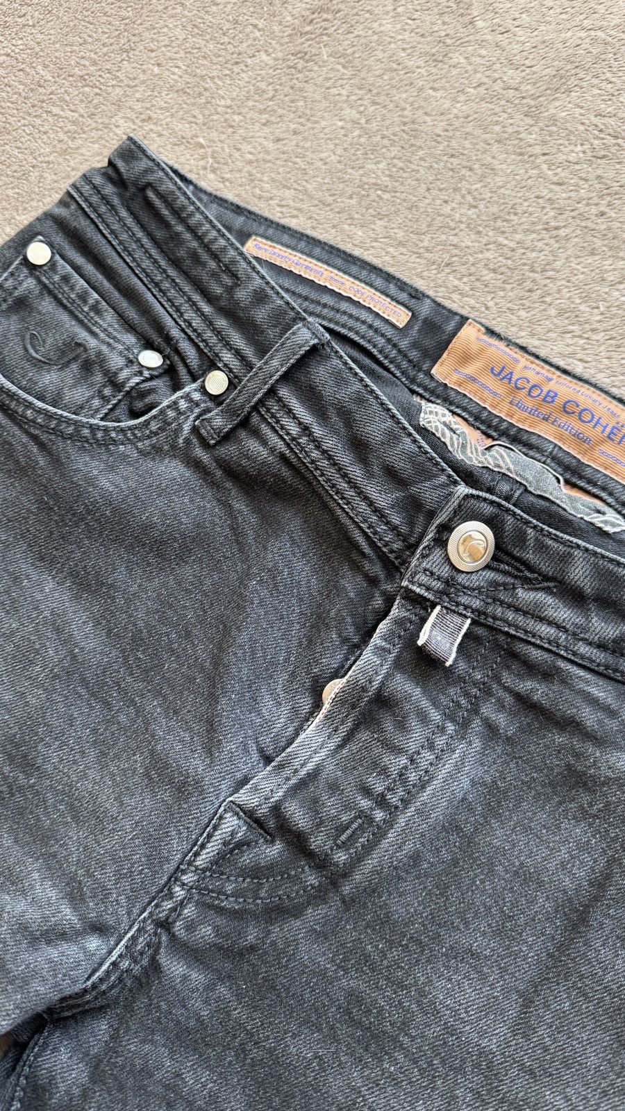 Jacob Cohen Vintage Slim Fit Wash Jeans Y2K punk diesel armani purple Size US 34 / EU 50 - 3 Thumbnail