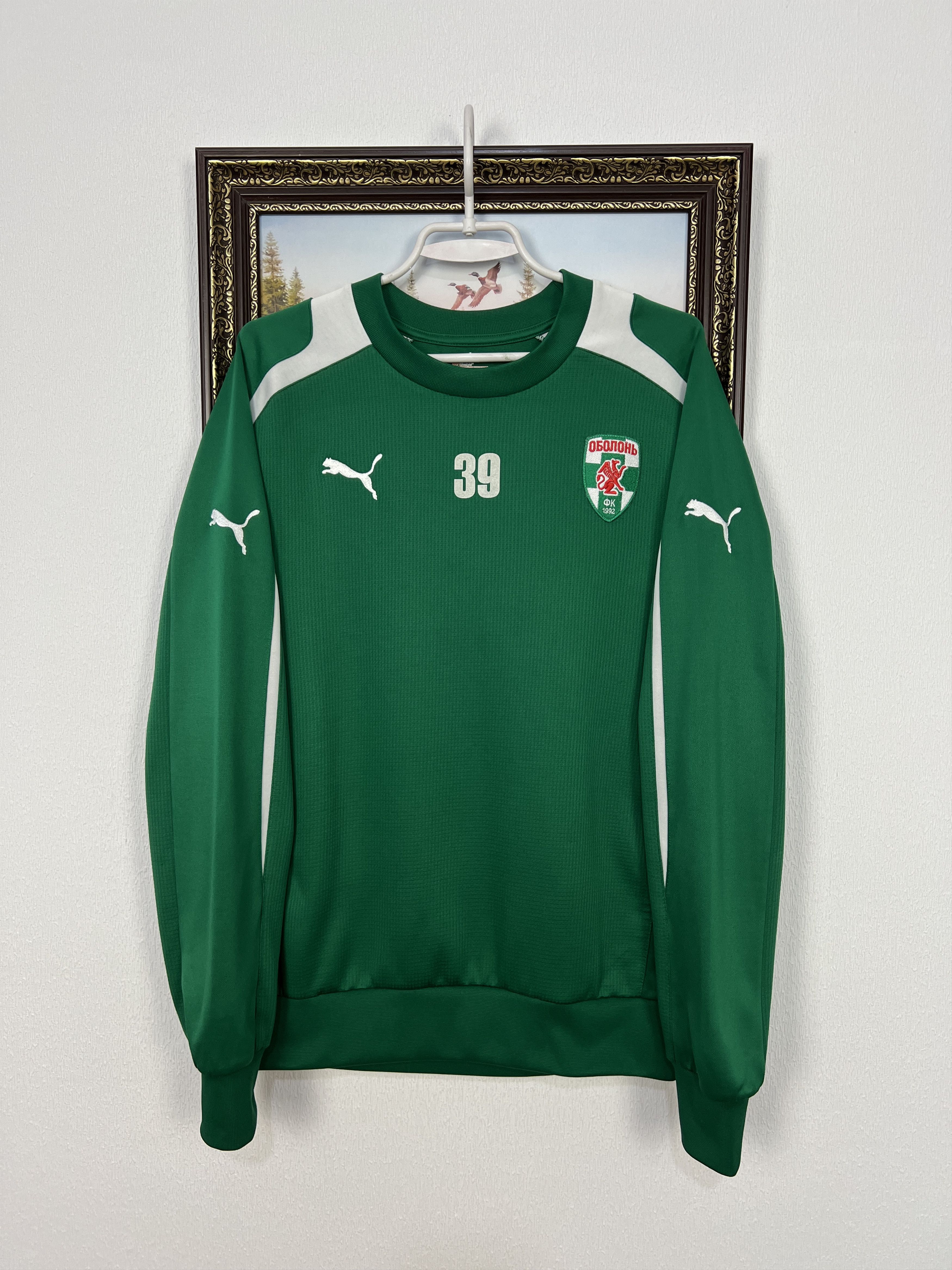Puma Vintage Puma Obolon Kyiv Football Train Sweatshirt Soccer Size US M / EU 48-50 / 2 - 1 Thumbnail